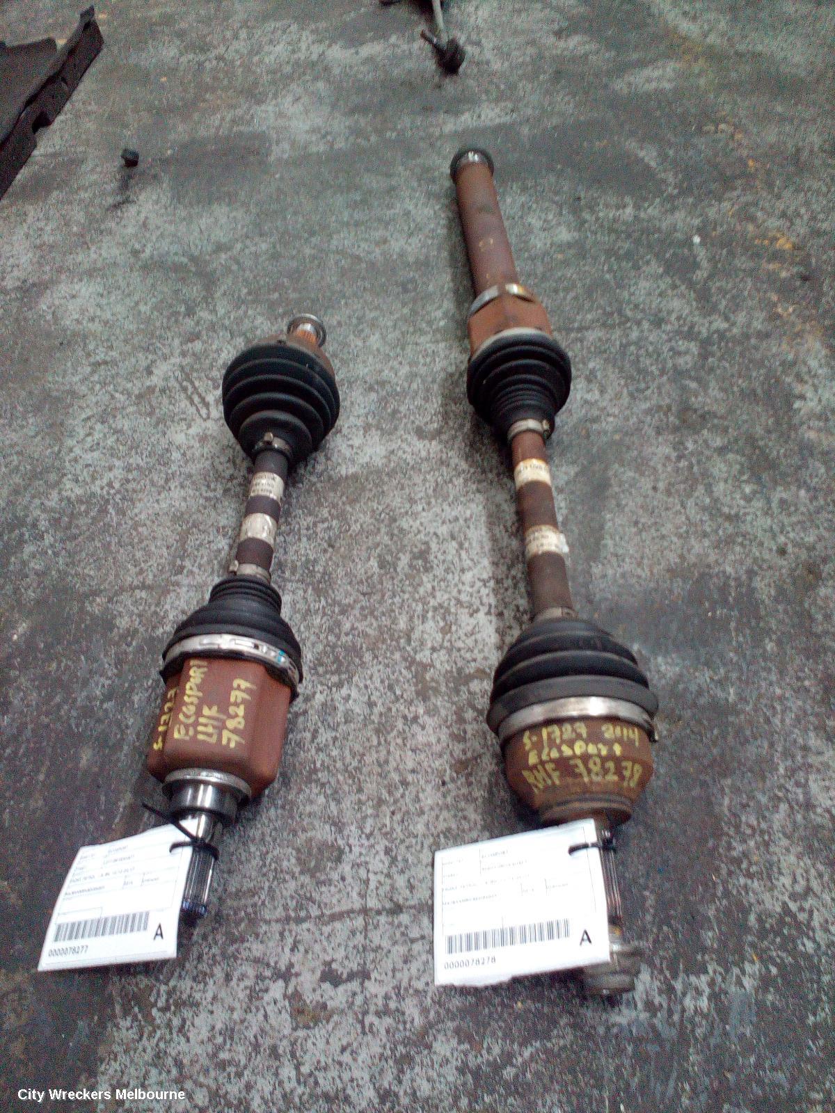 FORD ECOSPORT RIGHT DRIVESHAFT, FRONT, PETROL, 1.5, AUTO T/M, BK, 12/2013 - 09/2017 - Image 2