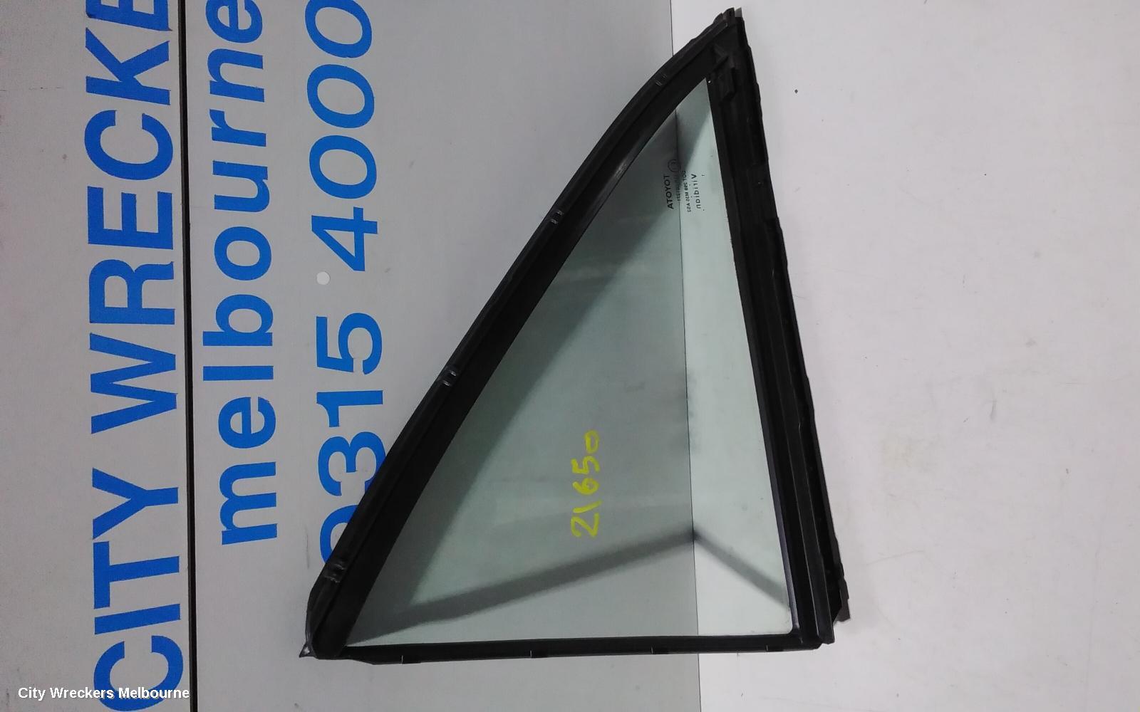 TOYOTA AURION RIGHT REAR 1/4 DOOR GLASS, GSV40R, 10/2006 - 03/2012 - Image 3