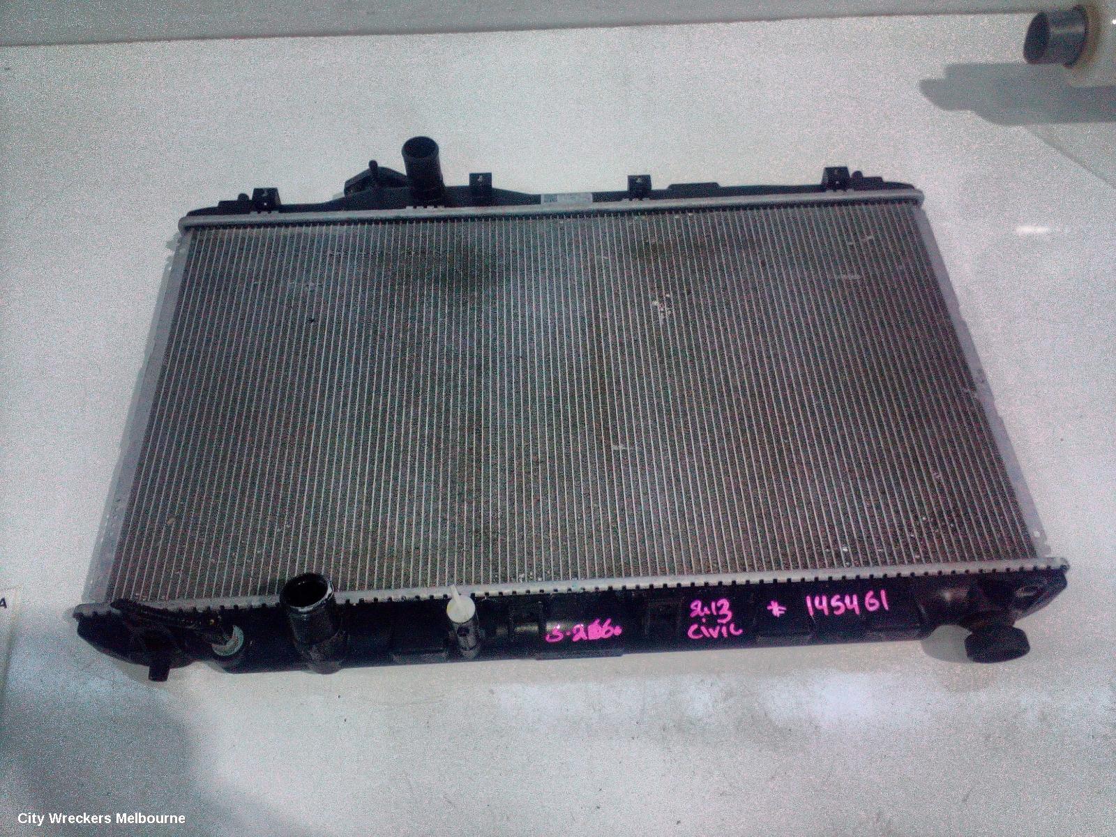 HONDA CIVIC RADIATOR, AUTO, 1.8, PETROL, HATCH (VIN SHHFK), 06/2012 - 04/2016 - Image 2