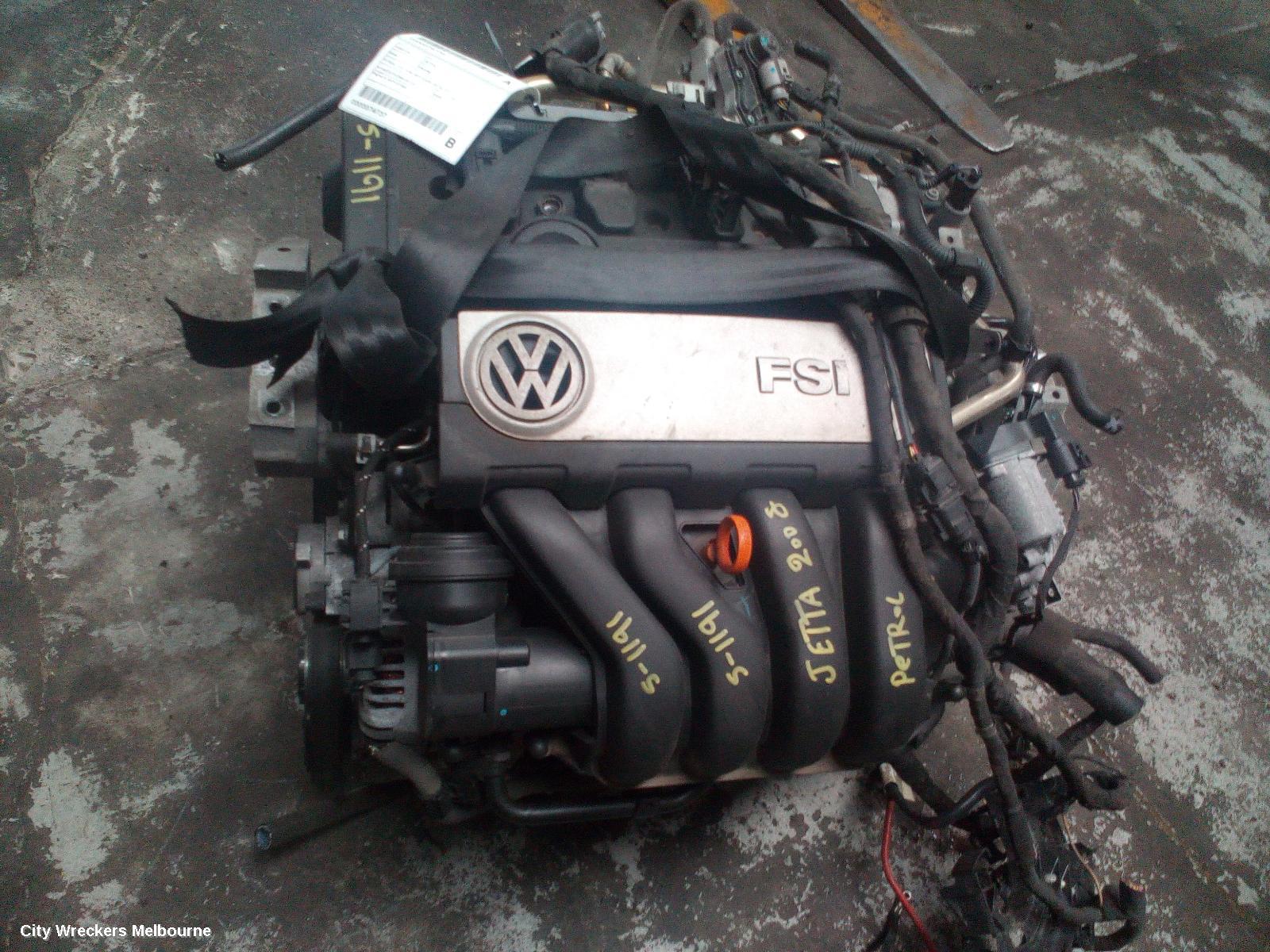 VOLKSWAGEN JETTA ENGINE, PETROL, 2.0, 1KM, BVY CODE, 02/2006 - 07/2011 - Image 1