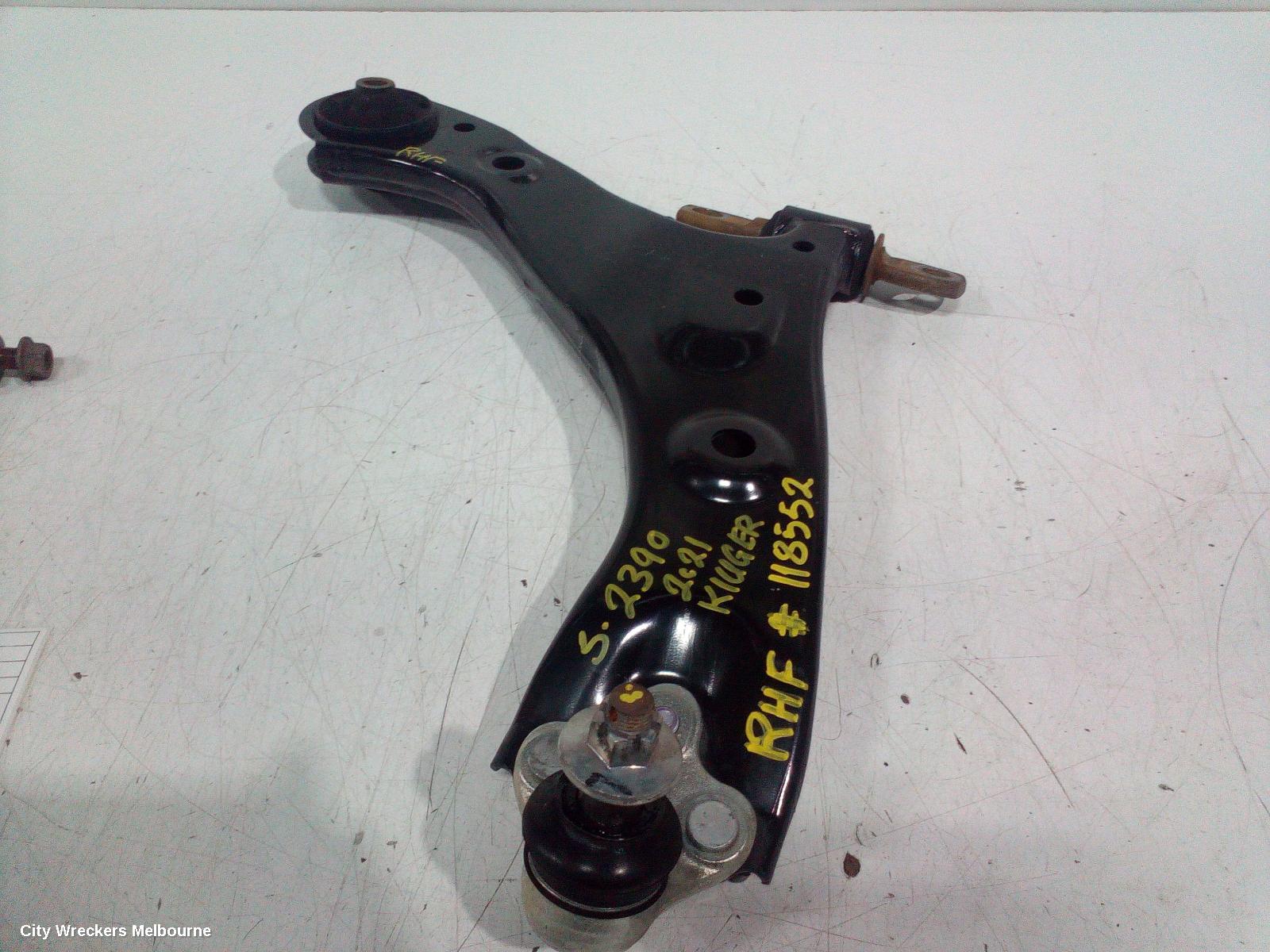 TOYOTA KLUGER RIGHT FRONT LOWER CONTROL ARM, XU70 SERIES, 03/2021 ONWARDS - Image 2