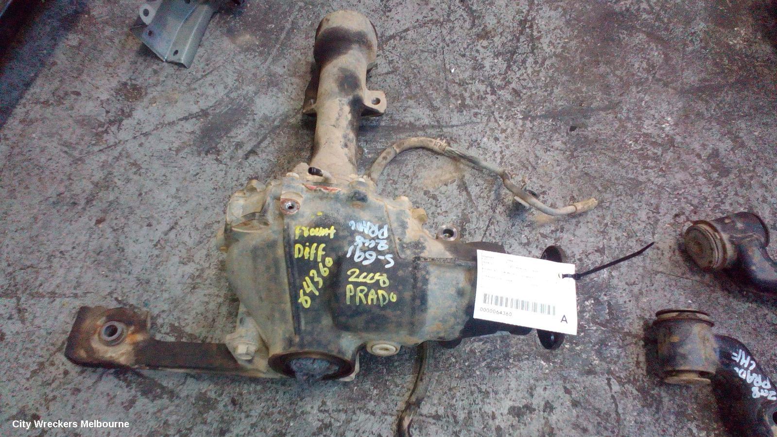 TOYOTA PRADO DIFFERENTIAL CENTRE, FRONT, 4.0, 1GR, PETROL, 120 SERIES, 3.727 RATIO (A01..), 02/2003 - 10/2009 - Image 1
