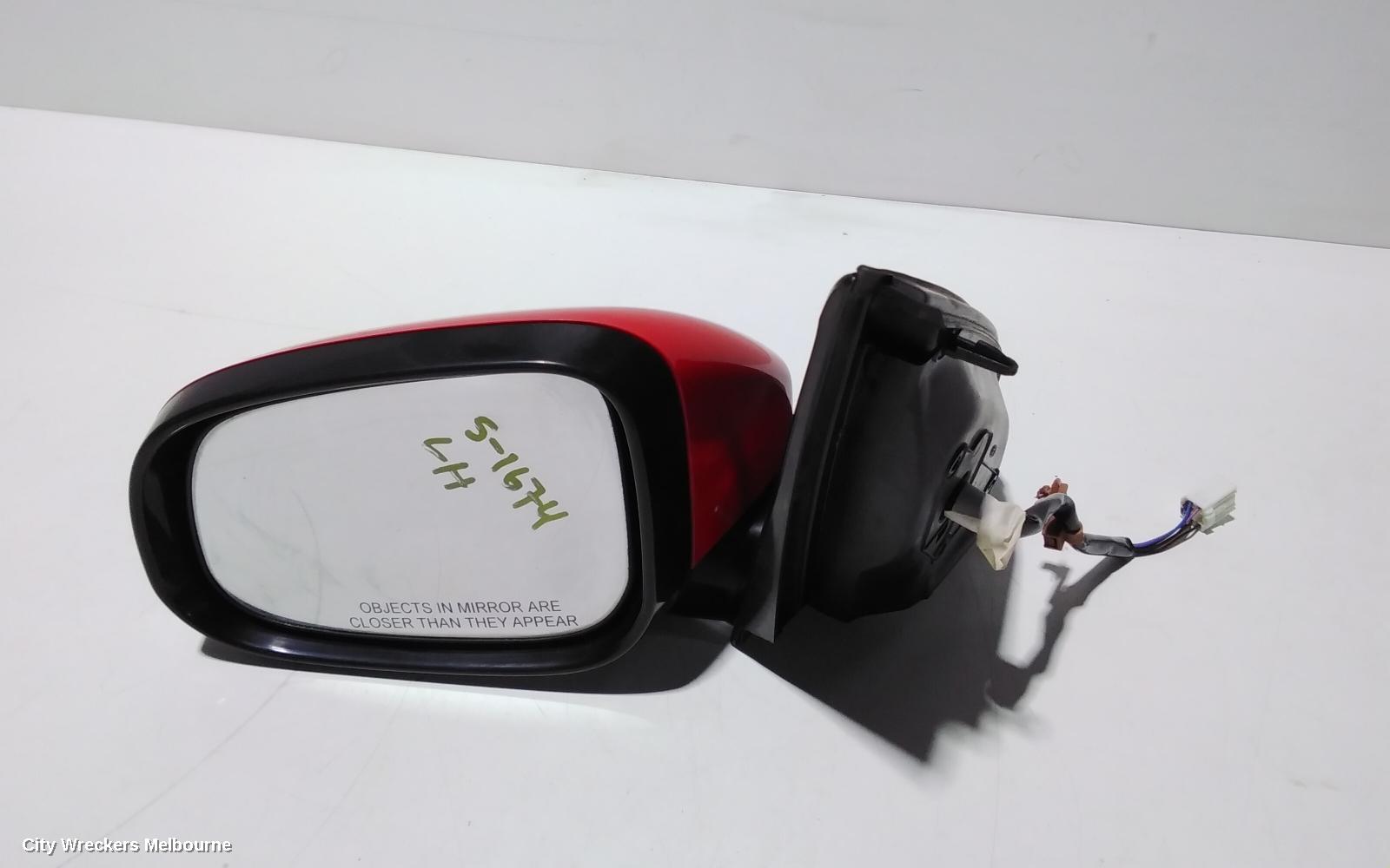FORD FALCON LEFT DOOR MIRROR, FG-FGX, NON INDICATOR TYPE, COLOUR CODED, 05/2008 - 12/2016 - Image 2