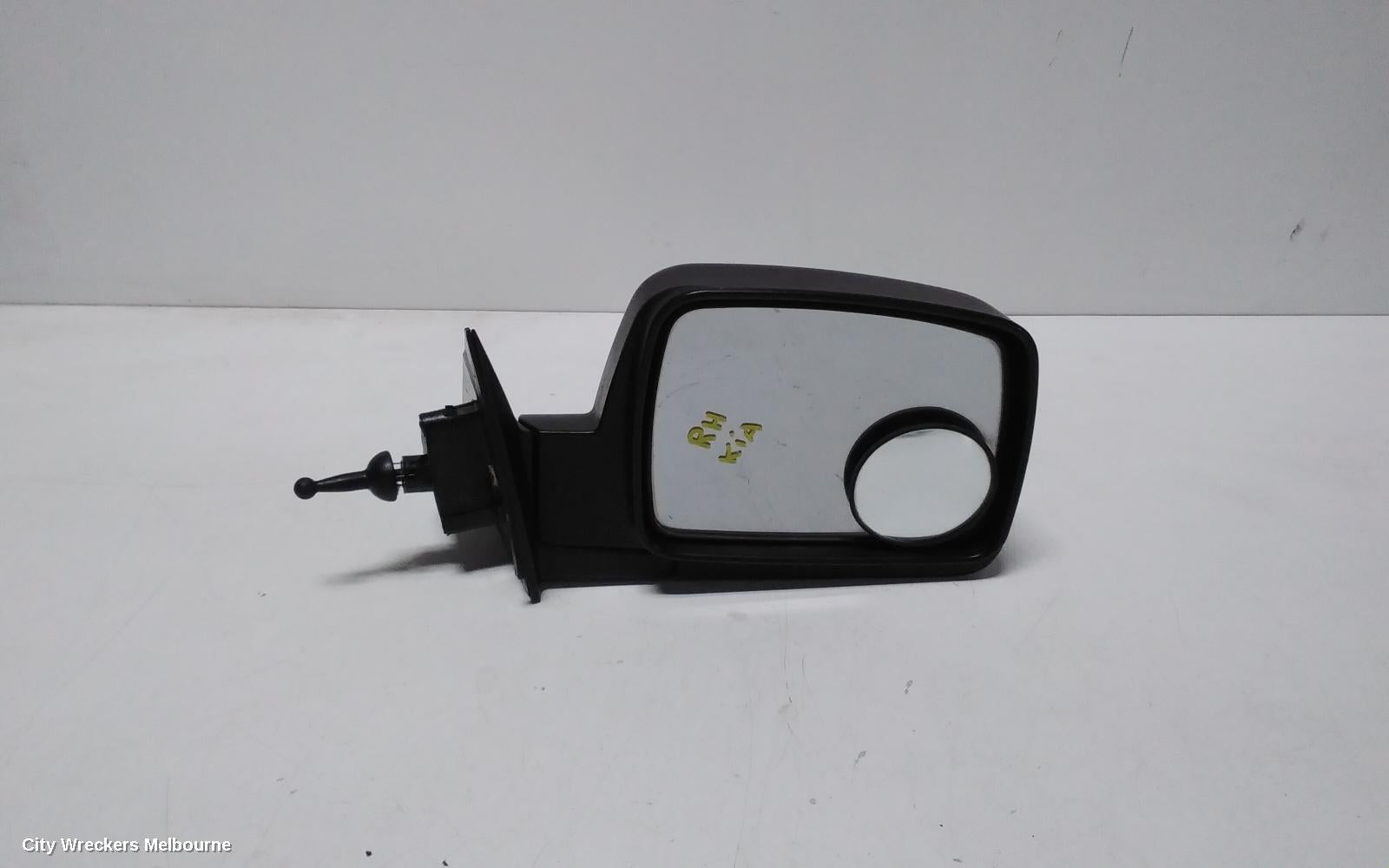 KIA PREGIO RIGHT DOOR MIRROR, CT, MANUAL, SQUARE TYPE, 07/2004 - 01/2006 - Image 1