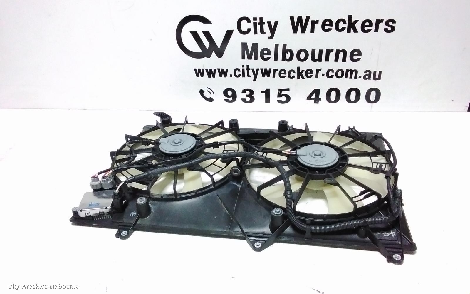 TOYOTA KLUGER FAN, DUAL FAN ASSY, 3.5, 2GR-FE, GSU40-GSU45, 05/2007 - 02/2014 - Image 1