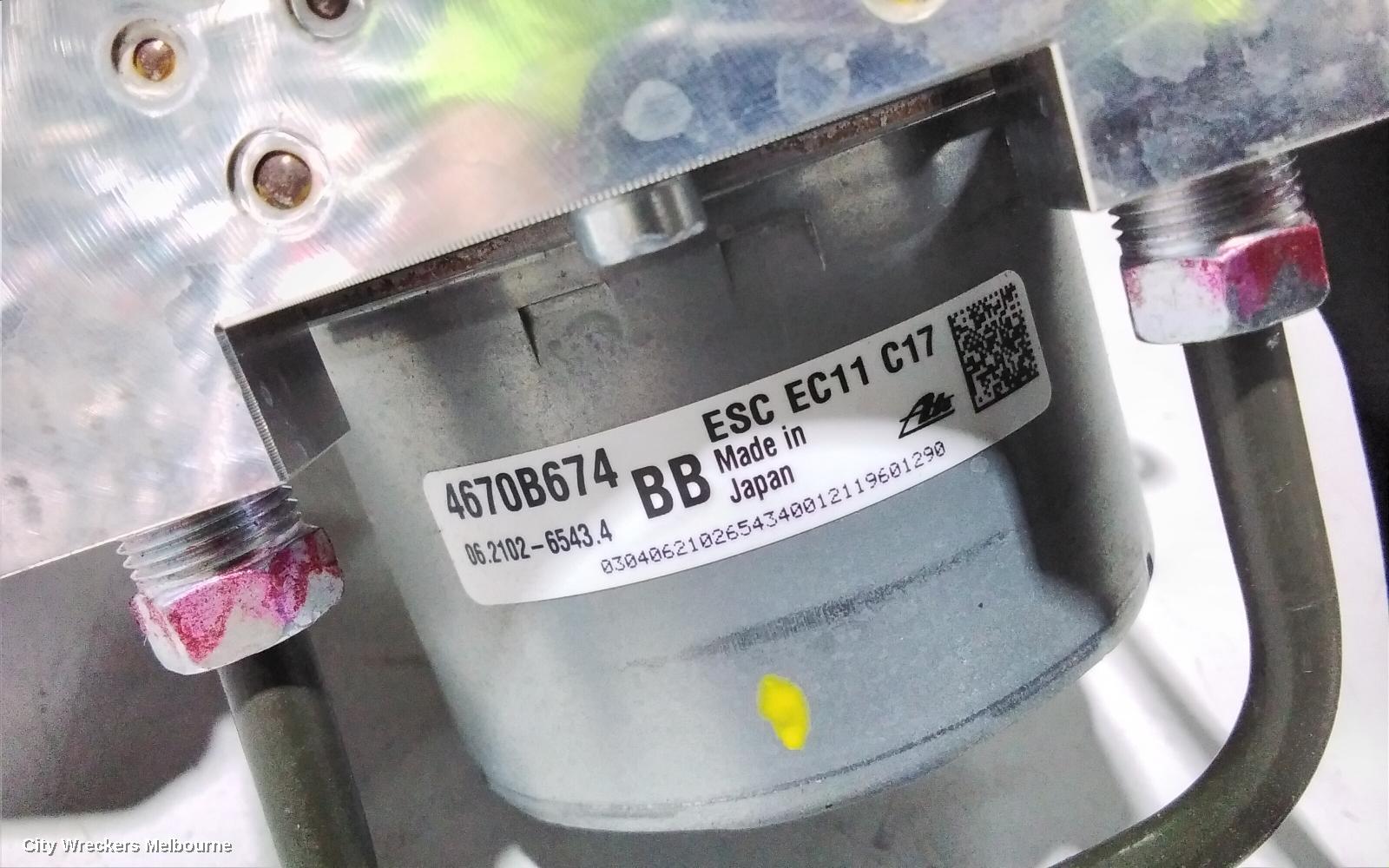 MITSUBISHI ASX ABS PUMP/MODULATOR, XA-XC, P/N 4670B674, 07/2010 ONWARDS - Image 2