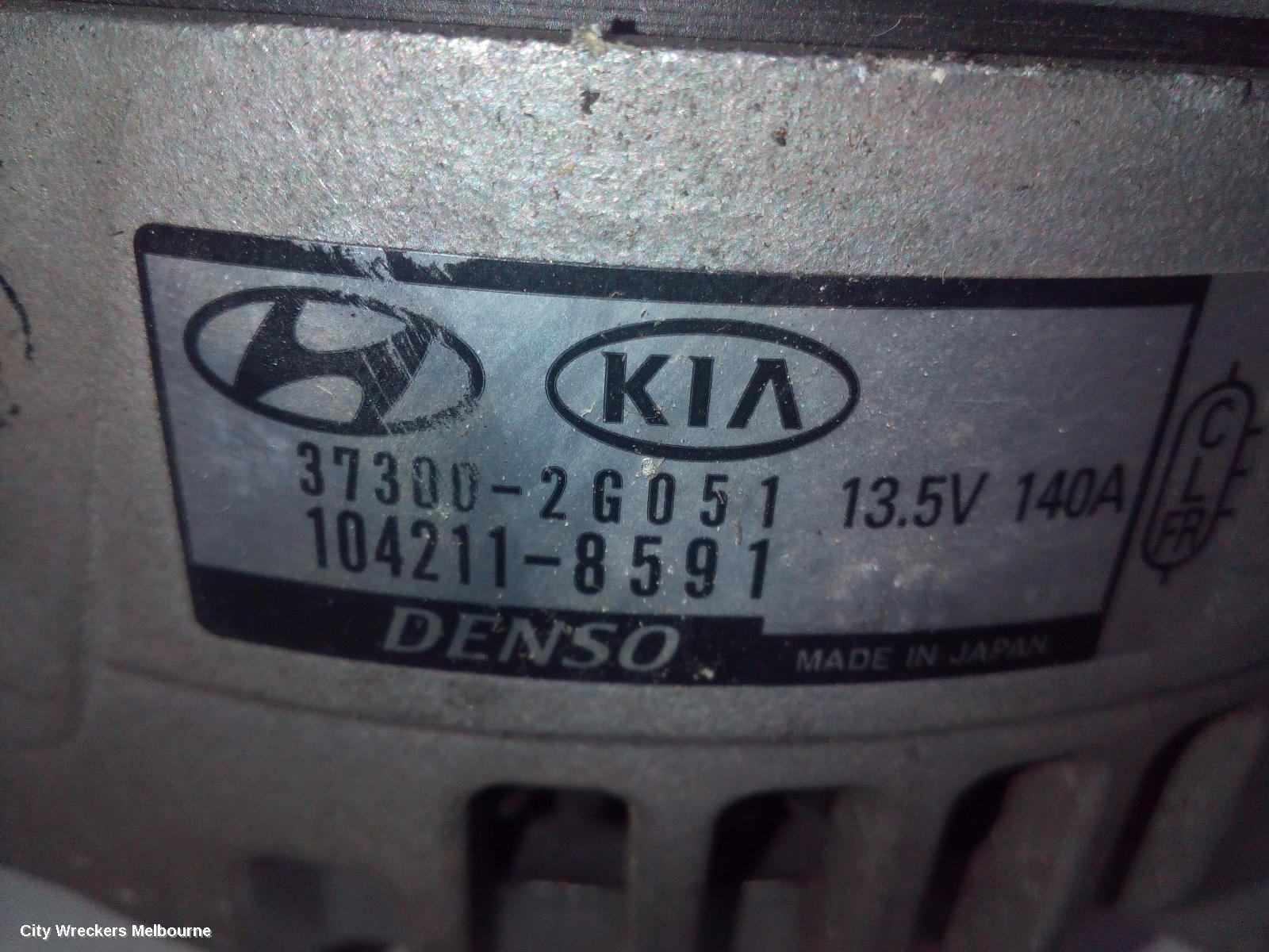 HYUNDAI SONATA ALTERNATOR, PETROL, 2.0/2.4, LF, 10/2014 - 01/2020 - Image 2