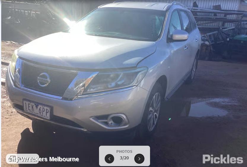 NISSAN PATHFINDER RIGHT FRONT DOOR, R52, NON CHROME MOULD TYPE, 06/2013 - 04/2021 - Image 2