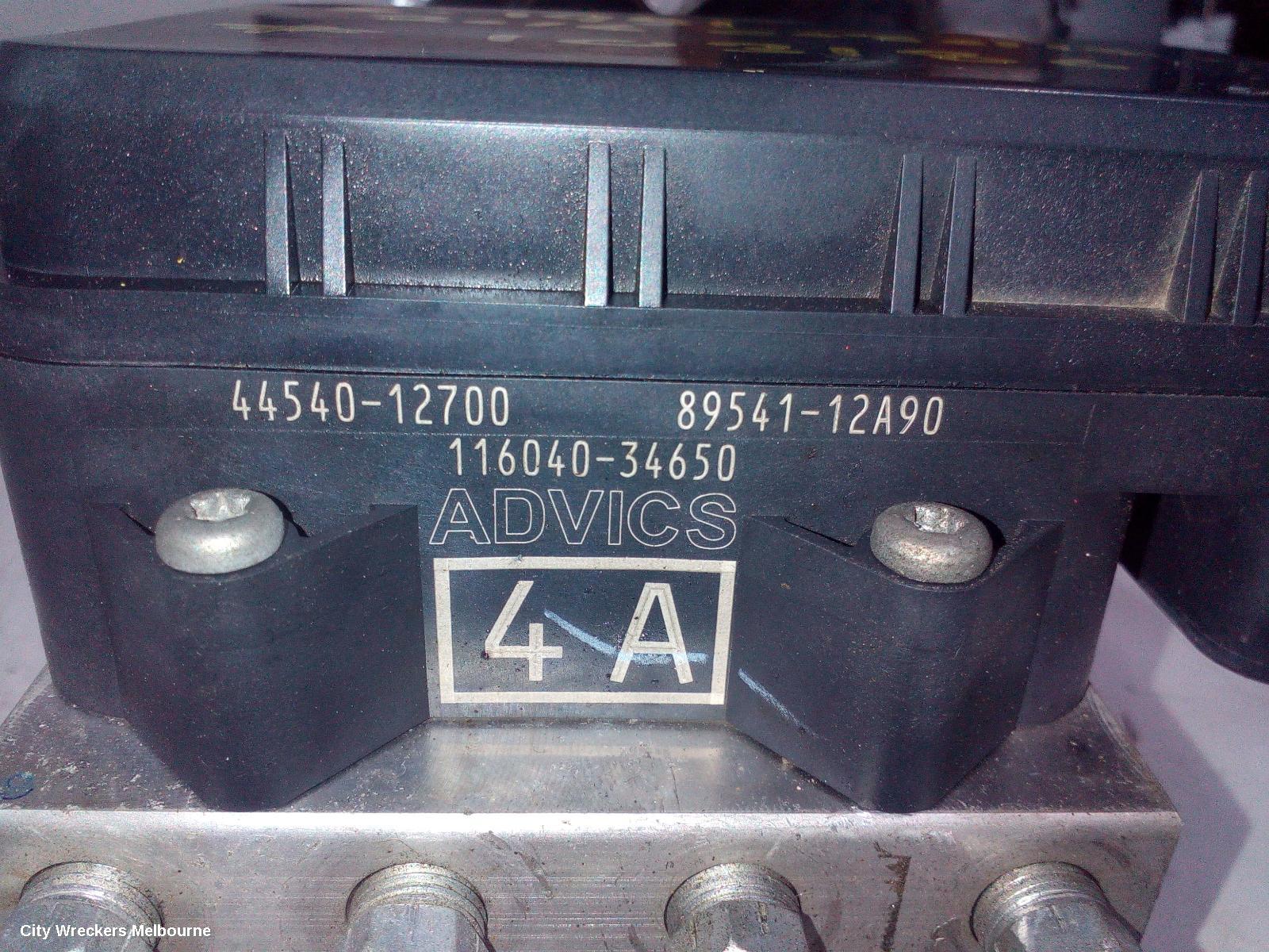 TOYOTA COROLLA ABS PUMP/MODULATOR, ZRE182R, HATCH, NON HYBRID, 03/2015 - 06/2018 - Image 2
