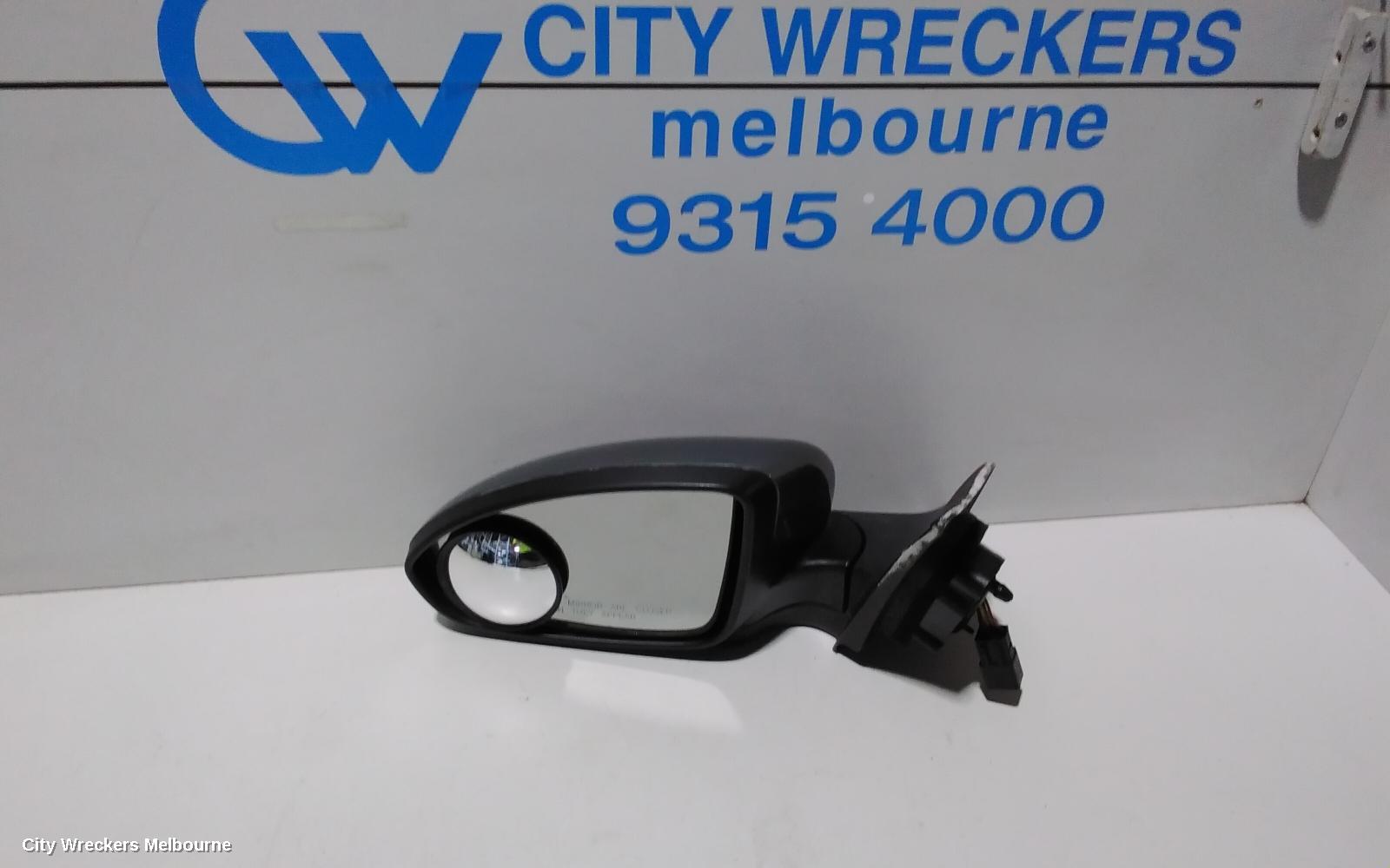 HOLDEN CRUZE LEFT DOOR MIRROR, JG-JH, NON INDICATOR TYPE, 03/2009 - 01/2017 - Image 1