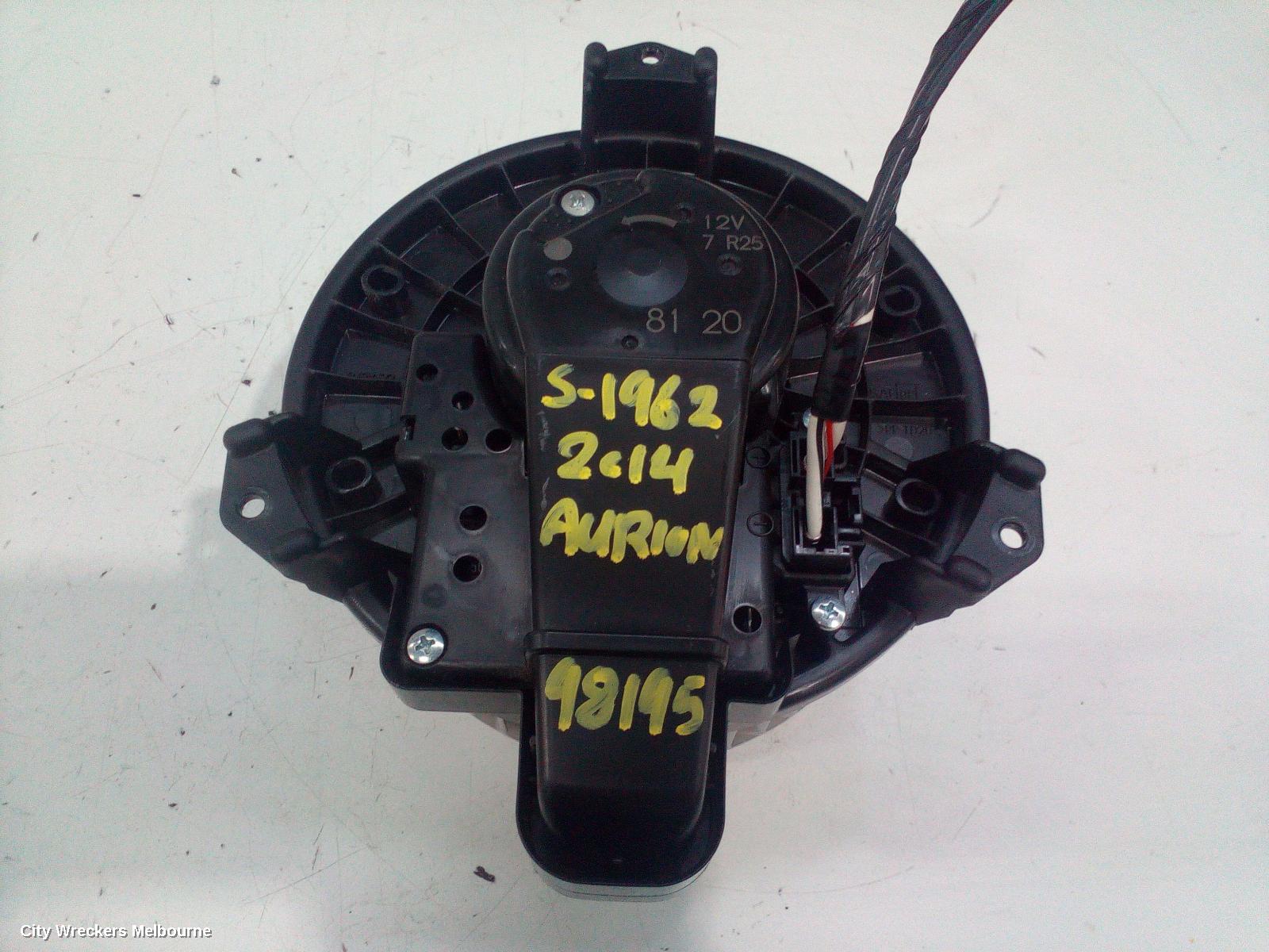 TOYOTA AURION HEATER FAN MOTOR, GSV50R, 02/2012 - 08/2017 - Image 1