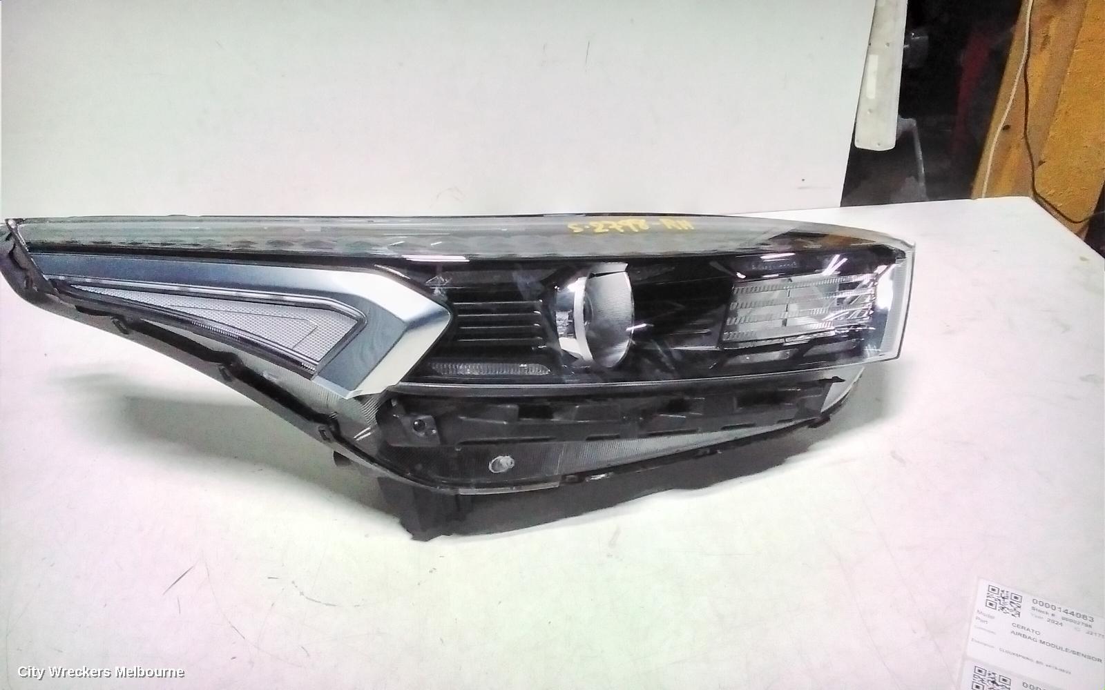KIA CERATO RIGHT HEADLAMP, BD, HALOGEN TYPE, 04/2021 ONWARDS - Image 1