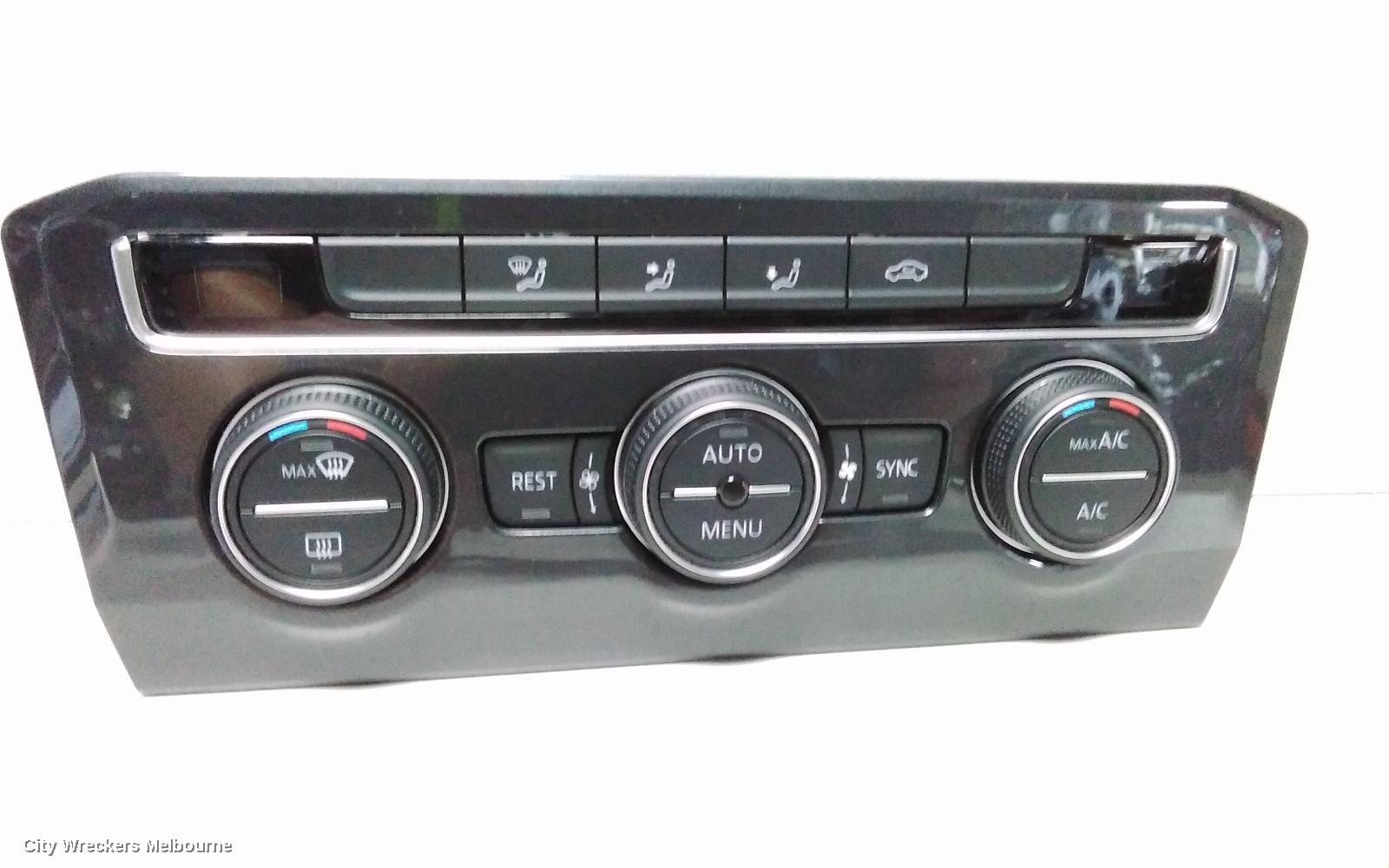 VOLKSWAGEN TIGUAN HEATER/AC CONTROLS, 5NA, FRONT, THREE ZONE CLIMATE CONTROL, NON SEAT HEATING TYPE, 06/2016 - 05/2021 - Image 3