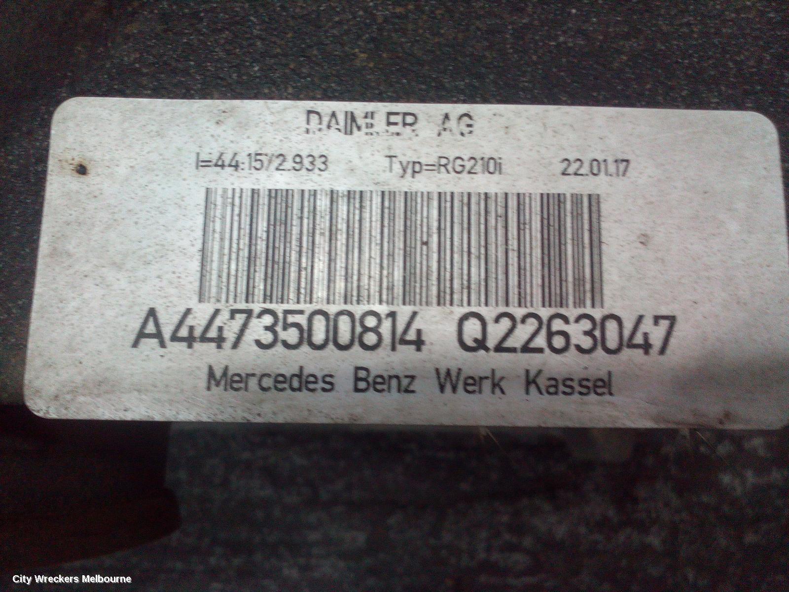 MERCEDES VITO DIFFERENTIAL CENTRE, 447, 2.93 RATIO, 03/2015 ONWARDS - Image 2