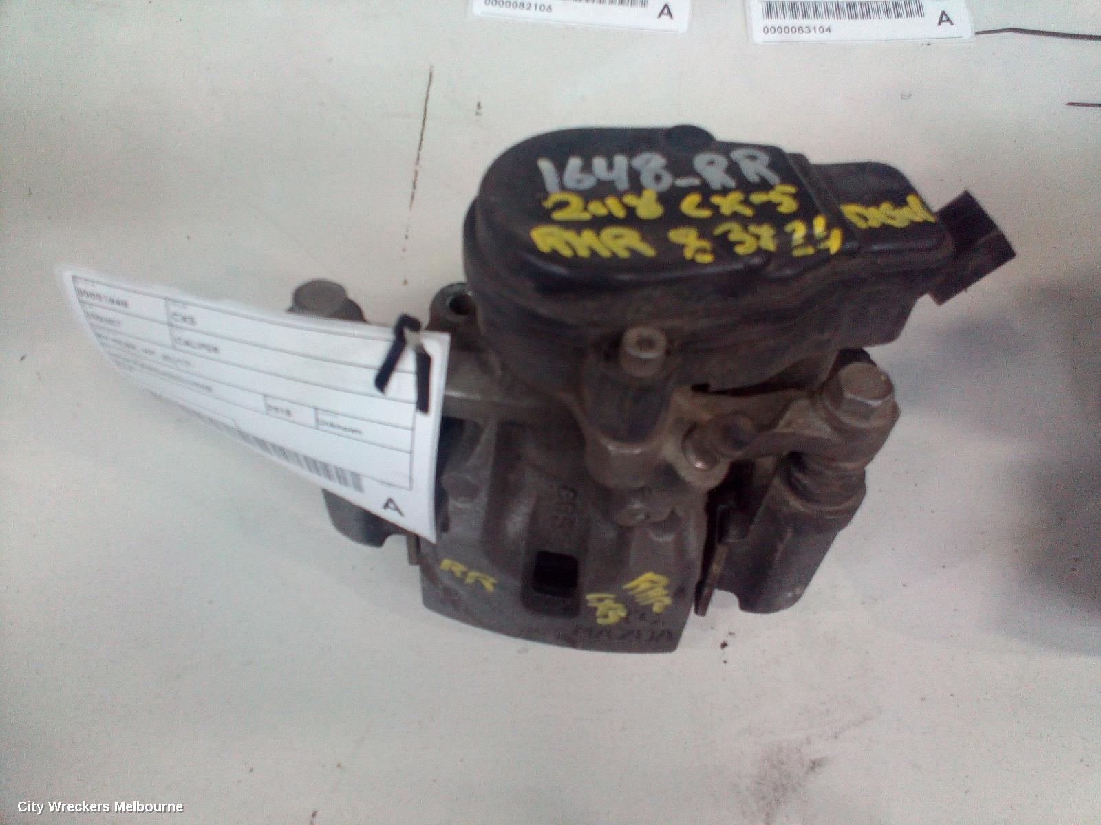 MAZDA CX5 CALIPER, RH REAR, KF, 02/2017 ONWARDS - Image 2
