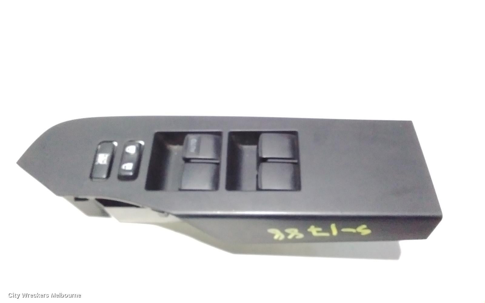 TOYOTA COROLLA PWR DR WIND SWITCH, RH FRONT (MASTER SWITCH), ZRE182R, HATCH, STANDARD, 03/2015 - 06/2018 - Image 1