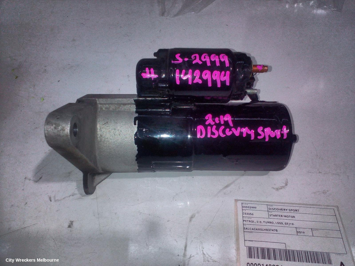 LAND ROVER DISCOVERY SPORT STARTER, PETROL, 2.0, TURBO, L550, 07/2019 ONWARDS - Image 2