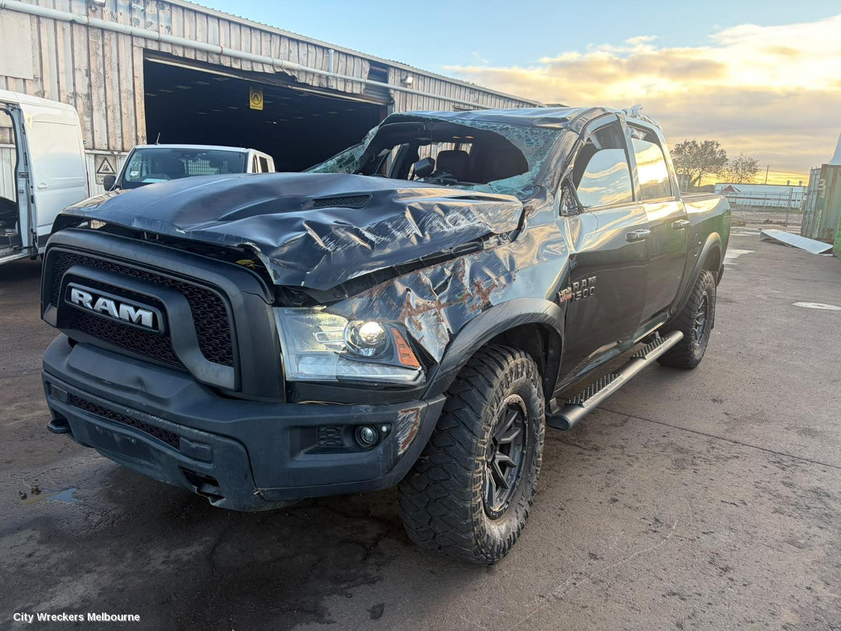 RAM 1500 REAR BUMPER, DS, BUMPER BAR, BLACK, 02/2020 - 12/2023 - Image 2