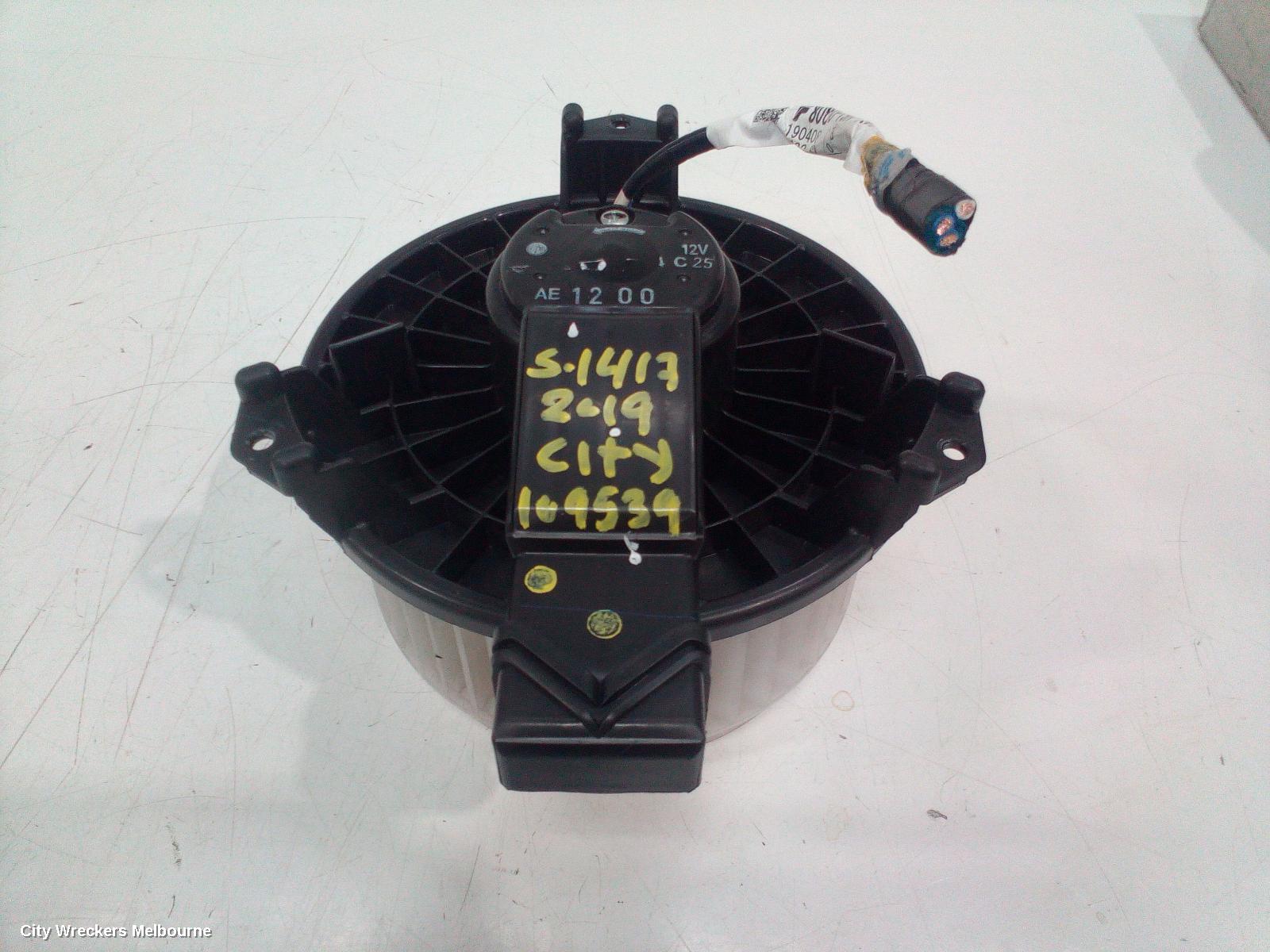 HONDA CITY HEATER FAN MOTOR, GM6, 01/2014 - 09/2020 - Image 1