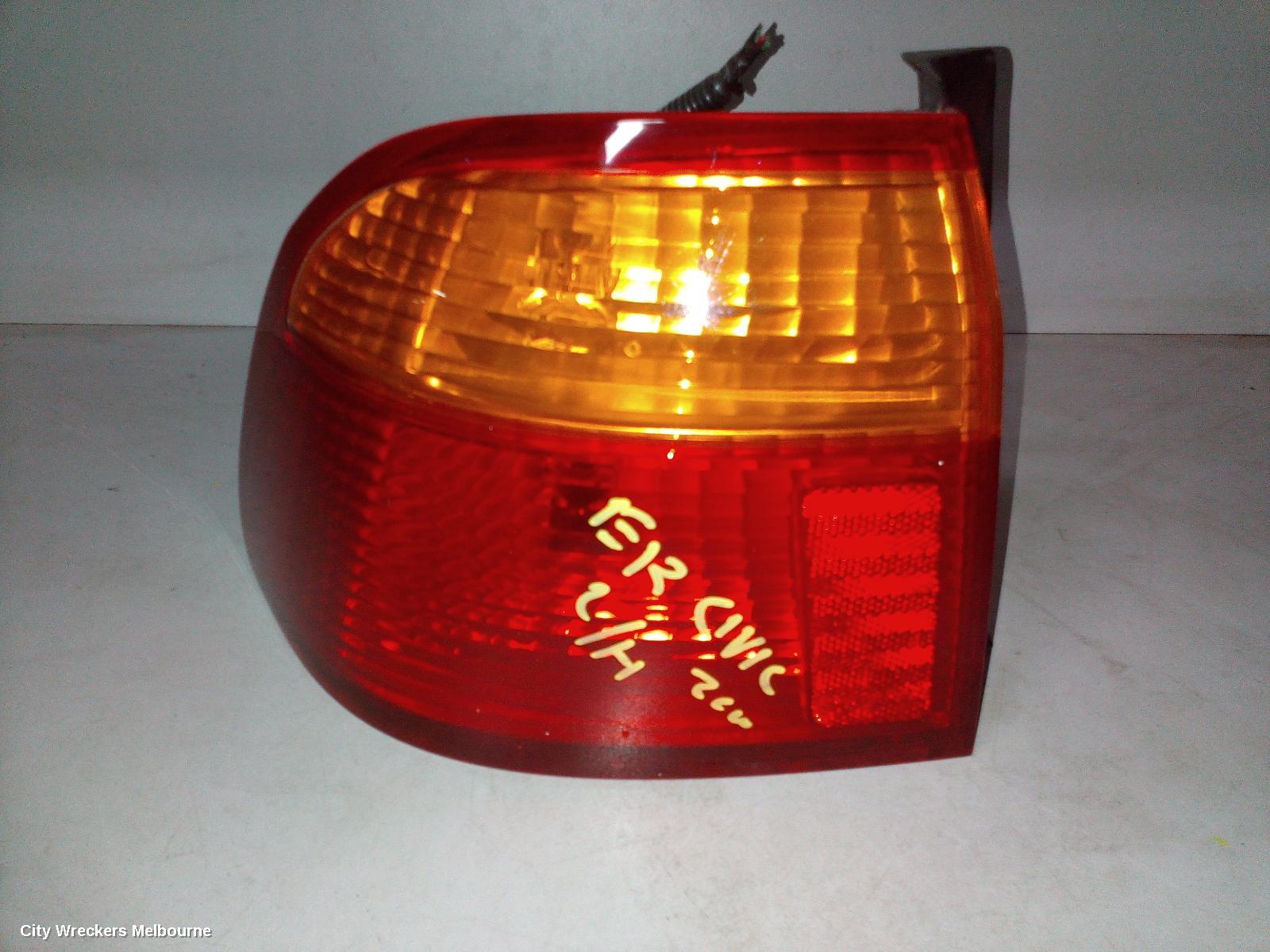 HONDA CIVIC LEFT TAILLIGHT, EK, SEDAN, LENS #2240, 01/1999 - 10/2000 - Image 1