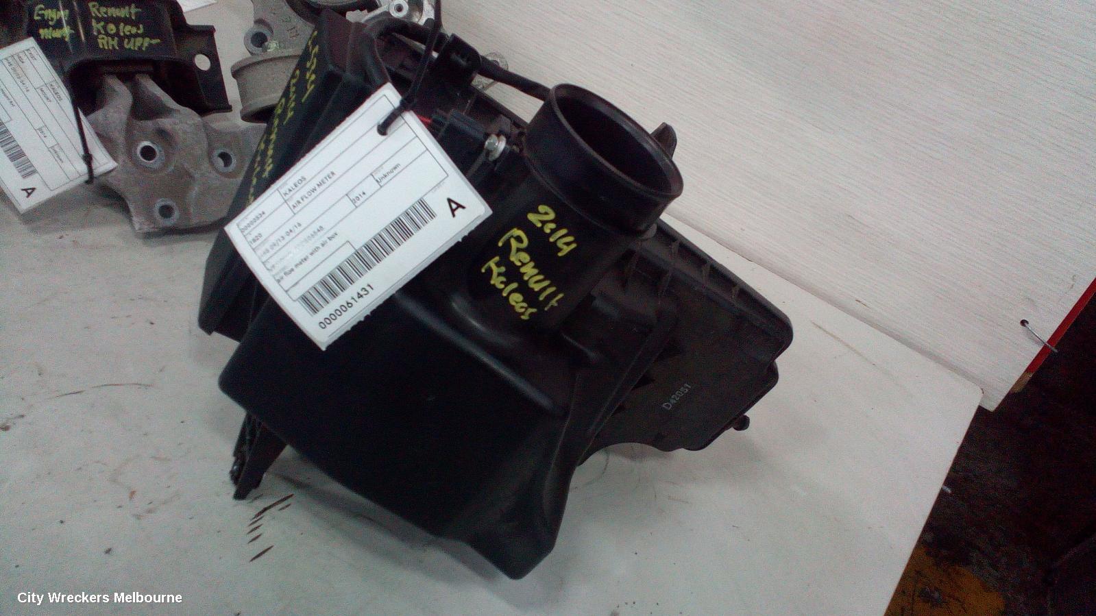 RENAULT KALEOS AIR FLOW METER, 2.5, PETROL, H45, 09/2013 - 04/2016 - Image 2