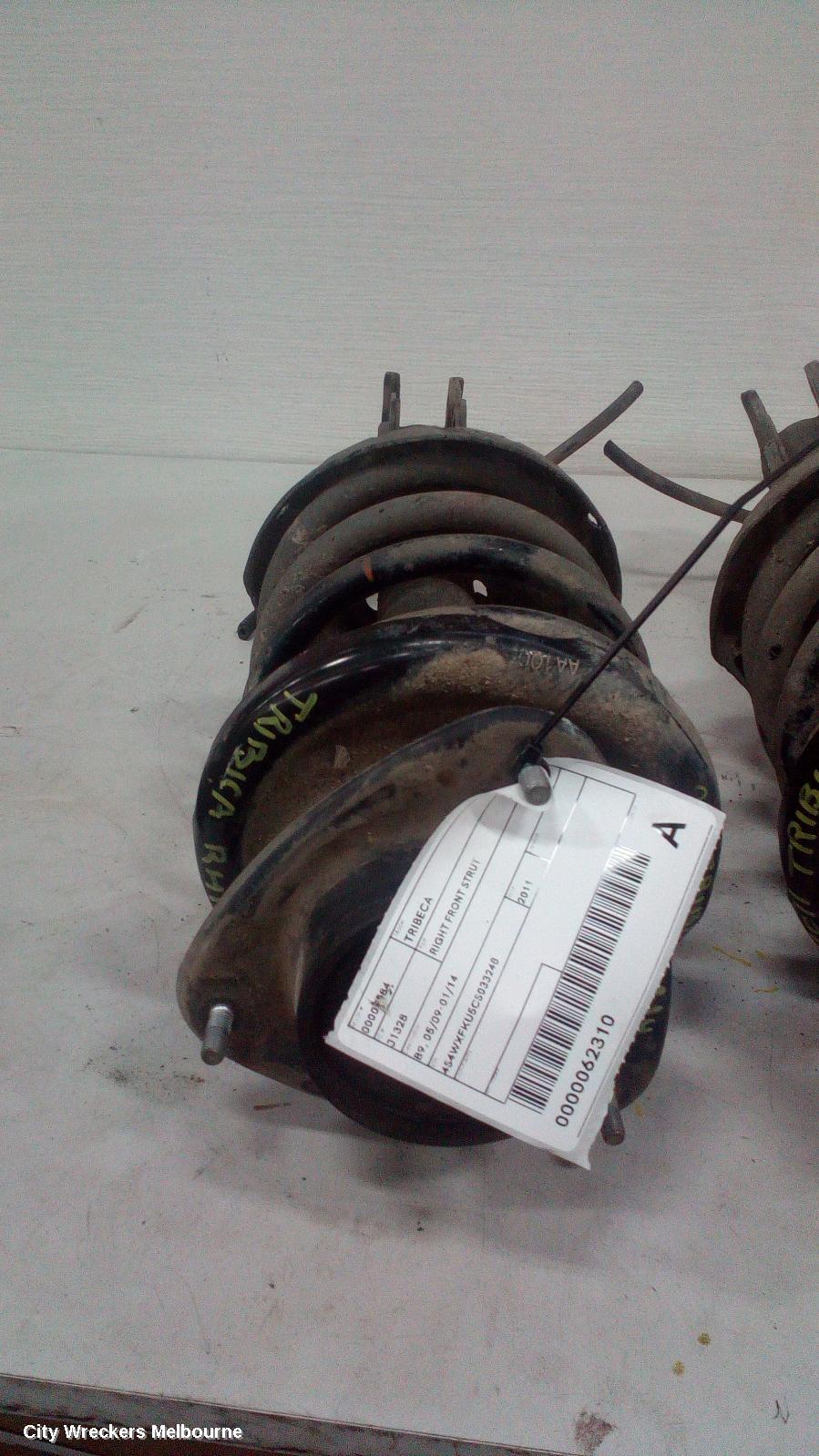SUBARU TRIBECA RIGHT FRONT STRUT, B9, 05/2009 - 01/2014 - Image 1