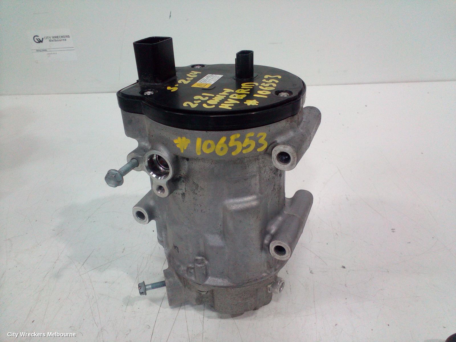 TOYOTA CAMRY A/C COMPRESSOR, XV70, 2.5, A25A-FXS, PETROL, HYBRID, 09/2017 ONWARDS - Image 3