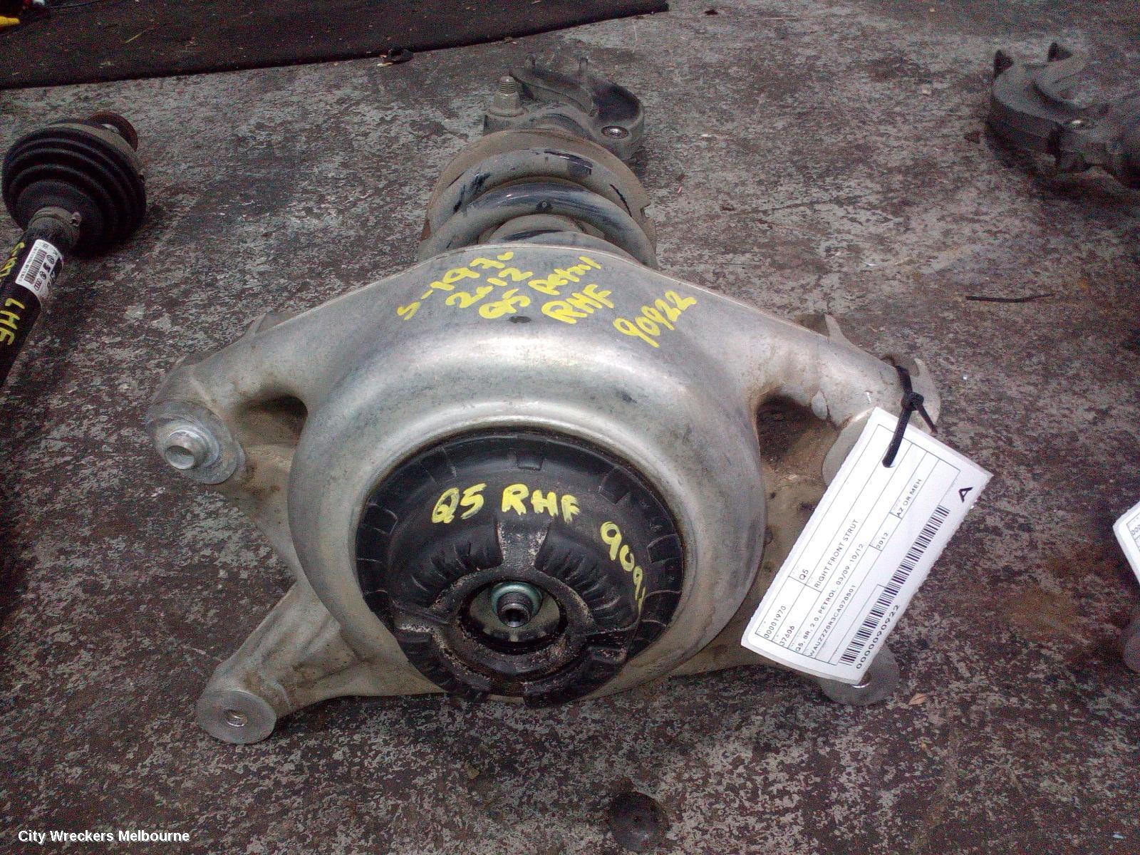 AUDI Q5 RIGHT FRONT STRUT, Q5, 8R, 2.0, PETROL, 03/2009 - 10/2012 - Image 1