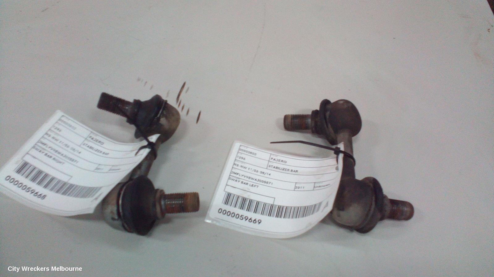 MITSUBISHI PAJERO STABILISER BAR, NS-NT-NW, FRONT SWAY BAR, 08/2006 - 08/2014 - Image 2