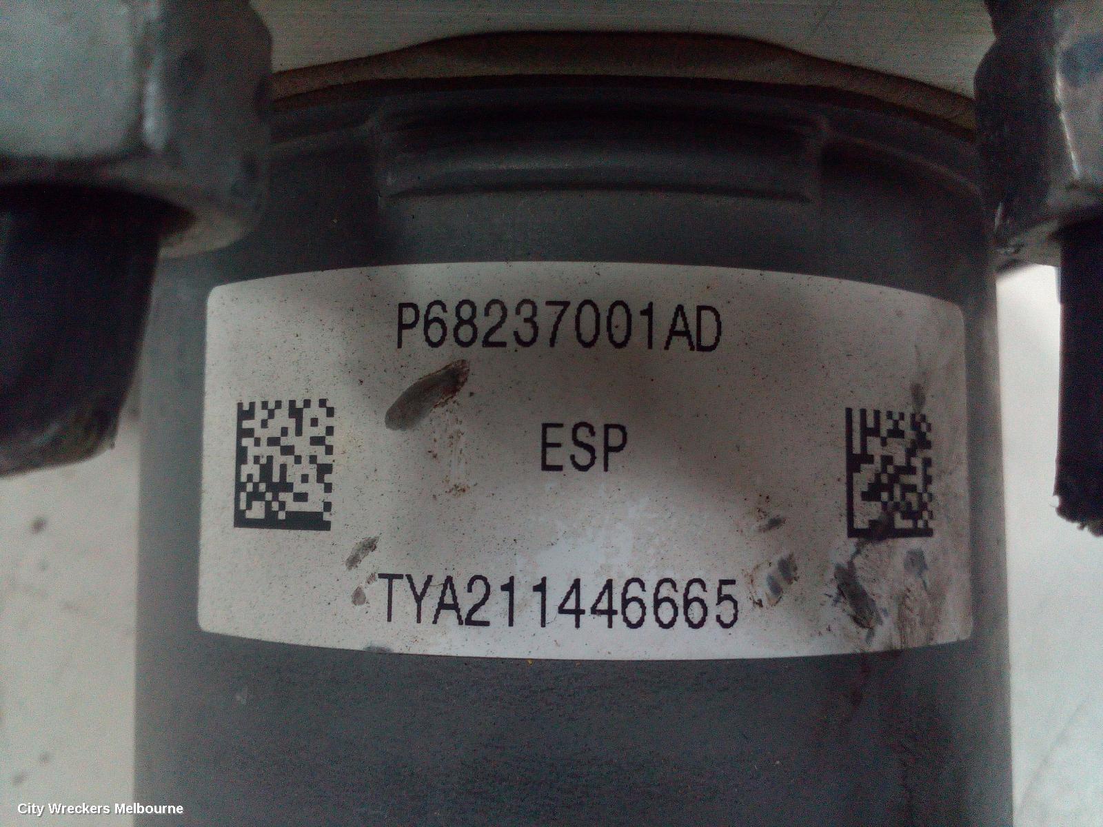 JEEP CHEROKEE ABS PUMP/MODULATOR, P/N P68237001AD, KL, 02/2014 - 11/2022 - Image 3