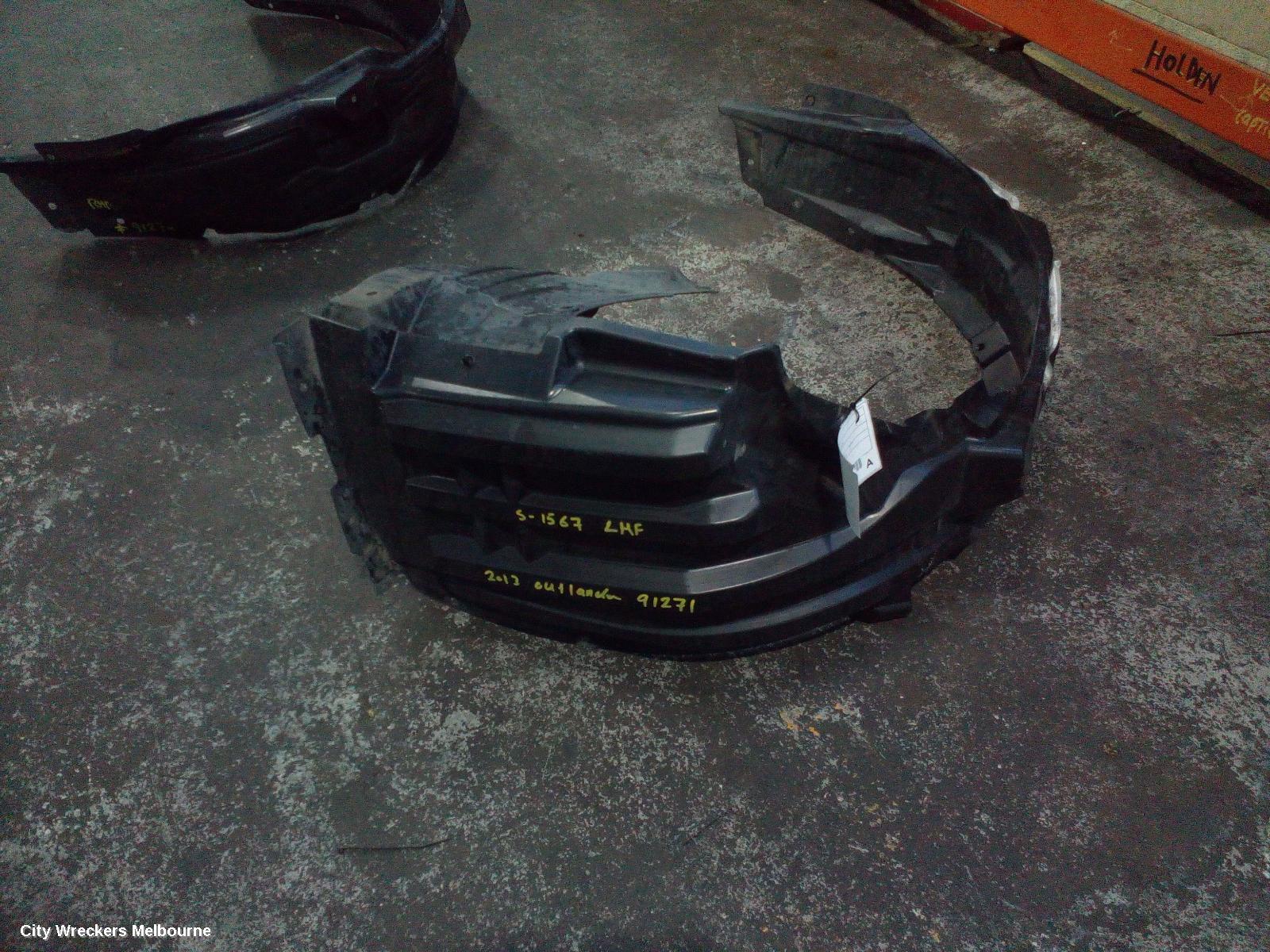 MITSUBISHI OUTLANDER LEFT GUARD LINER, ZJ, 10/2012 - 02/2014 - Image 2