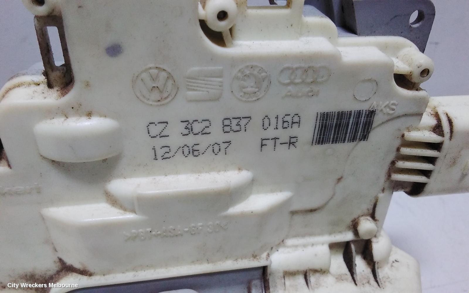 AUDI Q7 DOOR/BOOT/GATE LOCK, RIGHT FRONT DOOR LOCK, 4L, P/N 3C2837016A, 09/2006 - 11/2009 - Image 2
