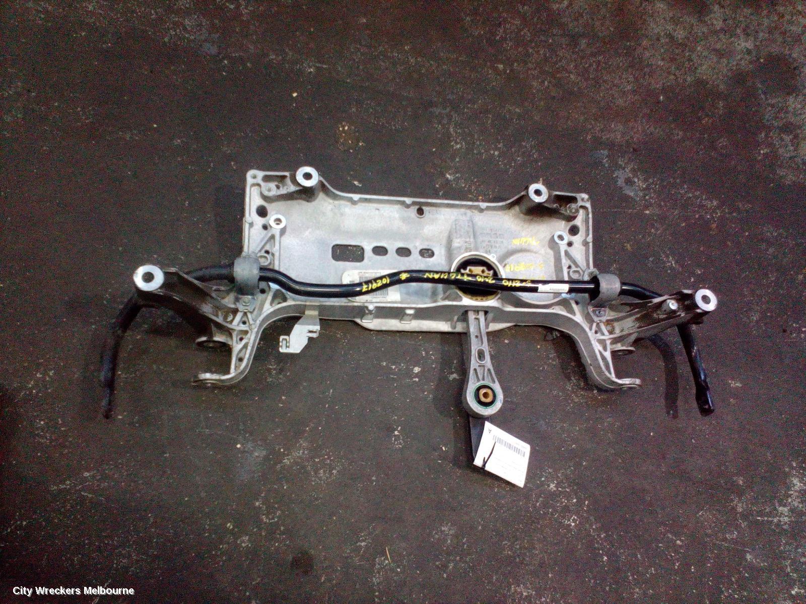 VOLKSWAGEN TIGUAN FRT XMEMBER/CRADLE, 5N, AWD, REAR SUSPENSION CROSSMEMBER, 07/2011 - 08/2016 - Image 2