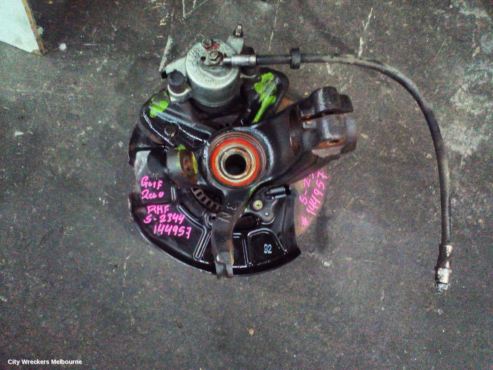 VOLKSWAGEN GOLF RIGHT FRONT HUB ASSEMBLY, 1.6 ENG TYPE- ABS TYPE 09/1998 - 04/2004 - Image 2