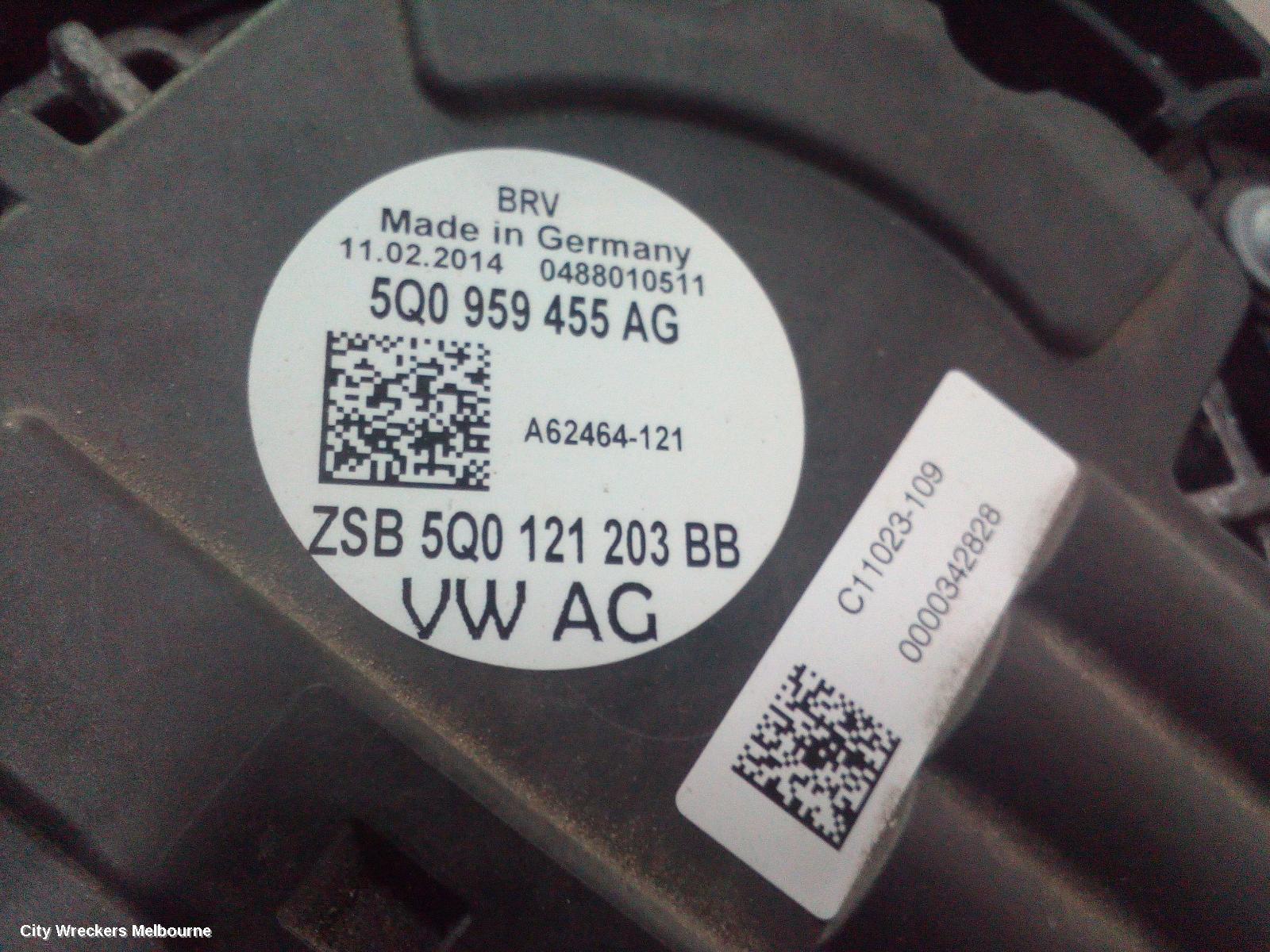 VOLKSWAGEN GOLF FAN, SINGLE FAN ASSY, 1.4, PETROL, CXSA/CHPA/CMBA/CZCA/CZDA/CPTA CODE, 400W (BROSE),  GEN 7, 03/2013 - 08/2020 - Image 3