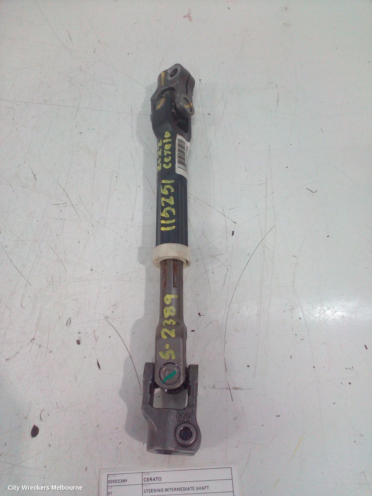 KIA CERATO STEERING INTERMEDIATE SHAFT, BD, 04/2018 - 09/2024 - Image 2