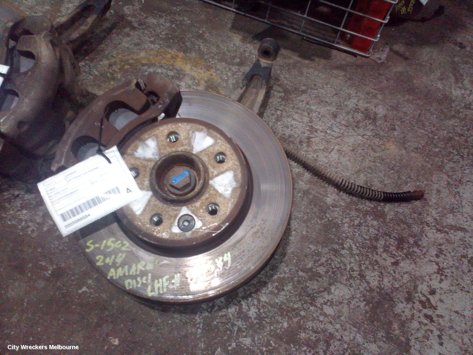 VOLKSWAGEN AMAROK LEFT FRONT HUB ASSEMBLY, MANUAL, RWD/AWD, DIESEL, 2.0, 2H, 12/2010 ONWARDS - Image 2