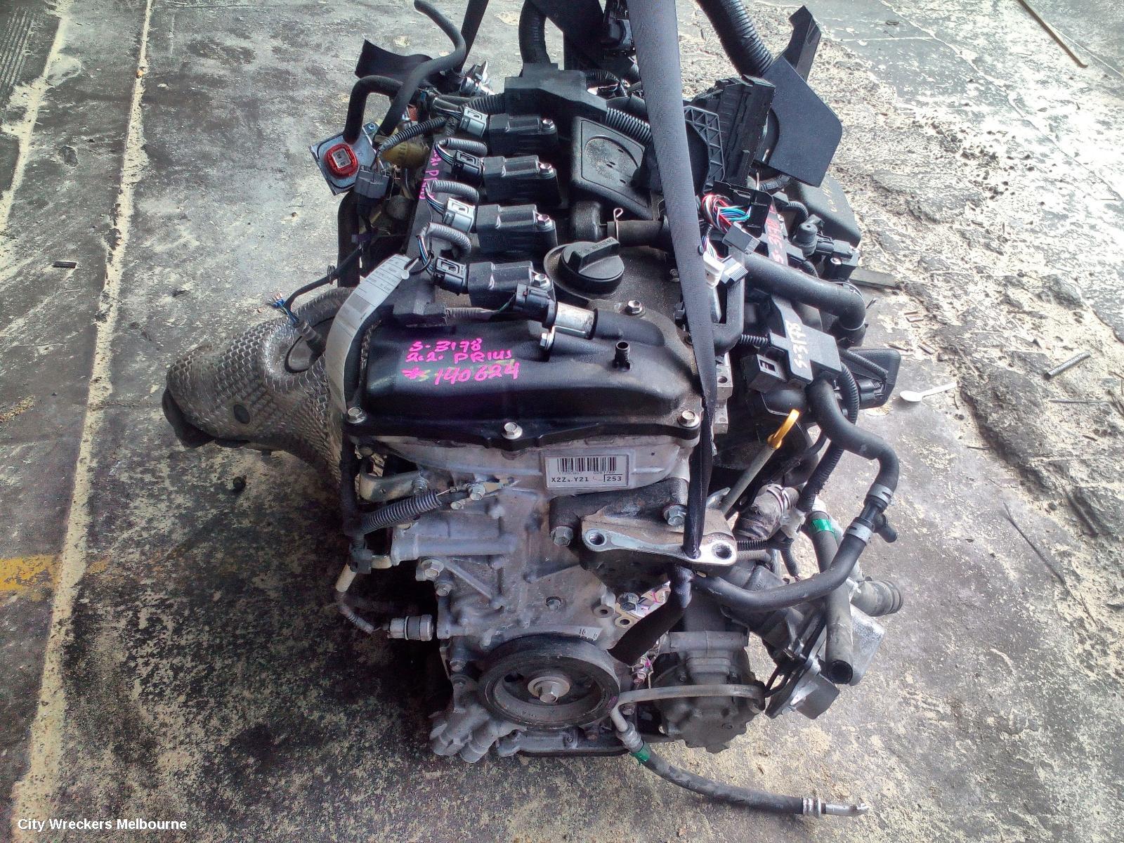 TOYOTA PRIUS ENGINE, ZVW50R, PETROL, 1.8, 2ZR-FXE, HYBRID, 11/2015 - 12/2021 - Image 1
