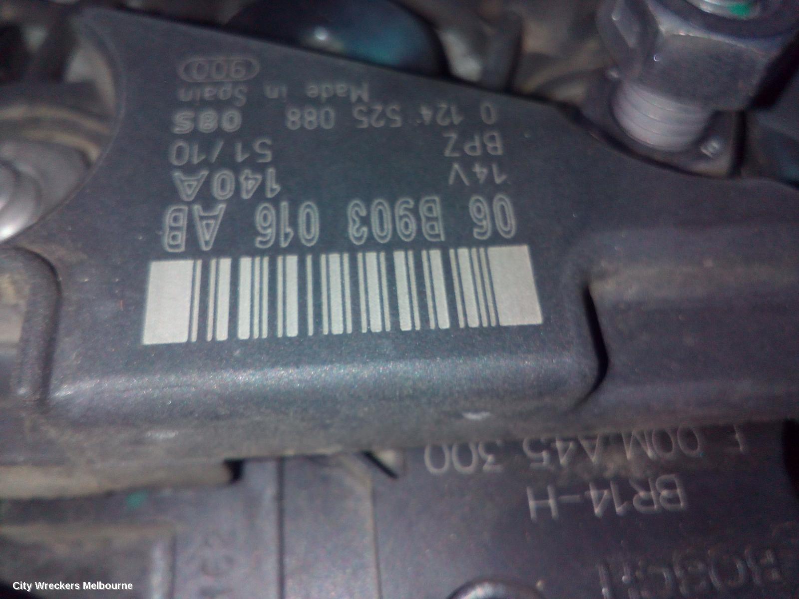 VOLKSWAGEN EOS ALTERNATOR, PETROL, 2.0, BOSCH P/N 06B903016AB, 1F, 08/2008 - 12/2014 - Image 2