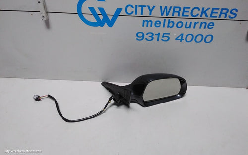 AUDI A4 RIGHT DOOR MIRROR, B8 8K, A4, MANUAL FOLD, NO LANE CHANGE ASSIST TYPE, 1 PLUG (6 WIRE), 02/2008 - 05/2009 - Image 1