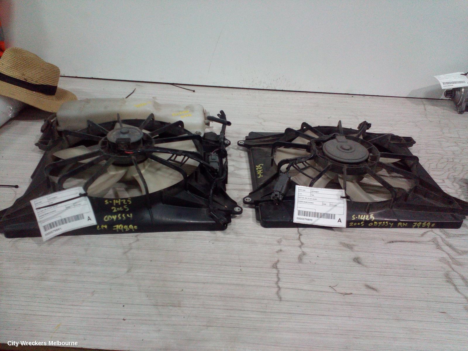 HONDA ODYSSEY FAN, RAD FAN, RB, 07/2004 - 03/2009 - Image 2