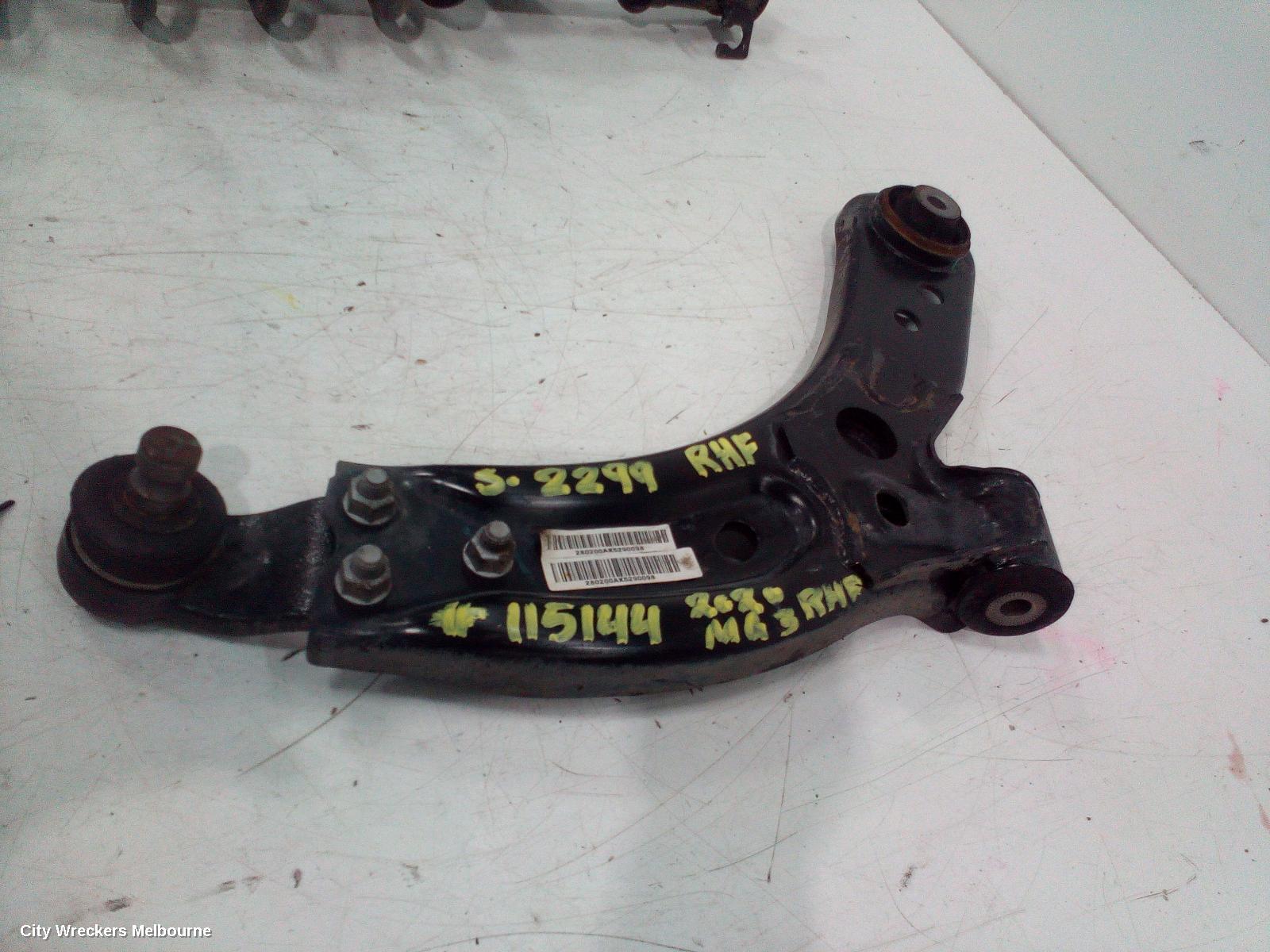 MG MG3 RIGHT FRONT LOWER CONTROL ARM, SZP1, 07/2016 - 10/2024 - Image 2