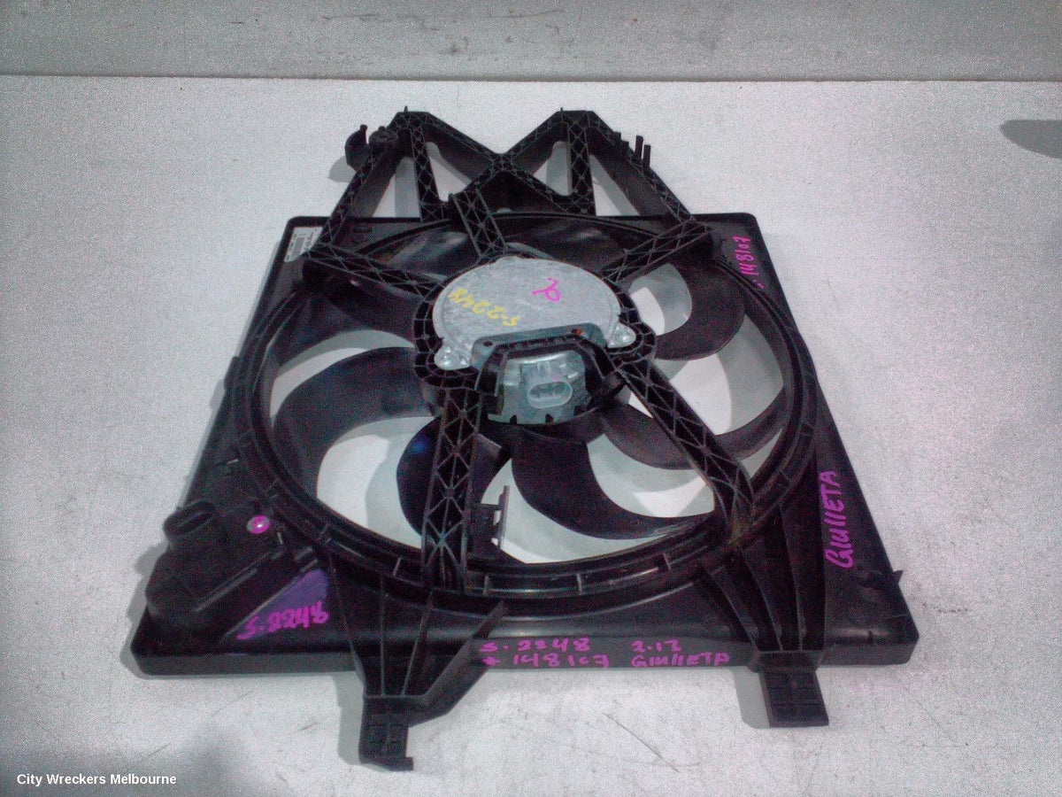 ALFA ROMEO GIULIETTA FAN, SINGLE FAN ASSY, 1.4, PETROL, 940 SERIES, 06/2011 ONWARDS - Image 2