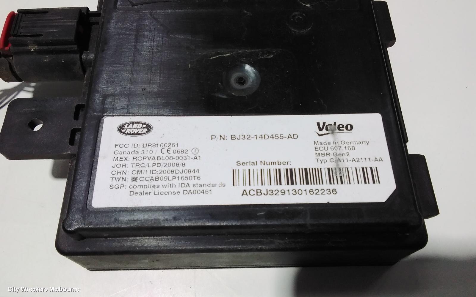 LAND ROVER RANGEROVER EVOQUE, L538, 11/2011 - 01/2019, RHR BLIND SPOT MODULE: BJ32-14D455-AD : 88359 - Image 2