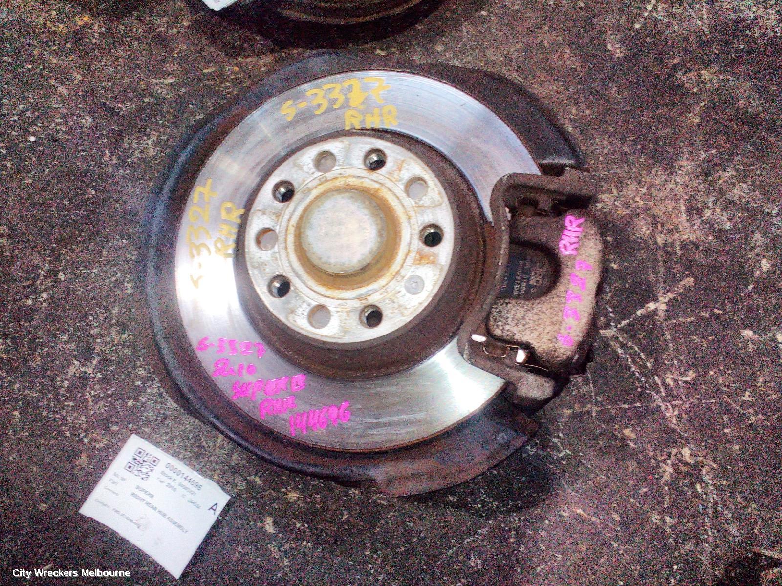 SKODA SUPERB RIGHT REAR HUB ASSEMBLY, FWD, 3T, 03/2009 - 12/2015 - Image 2