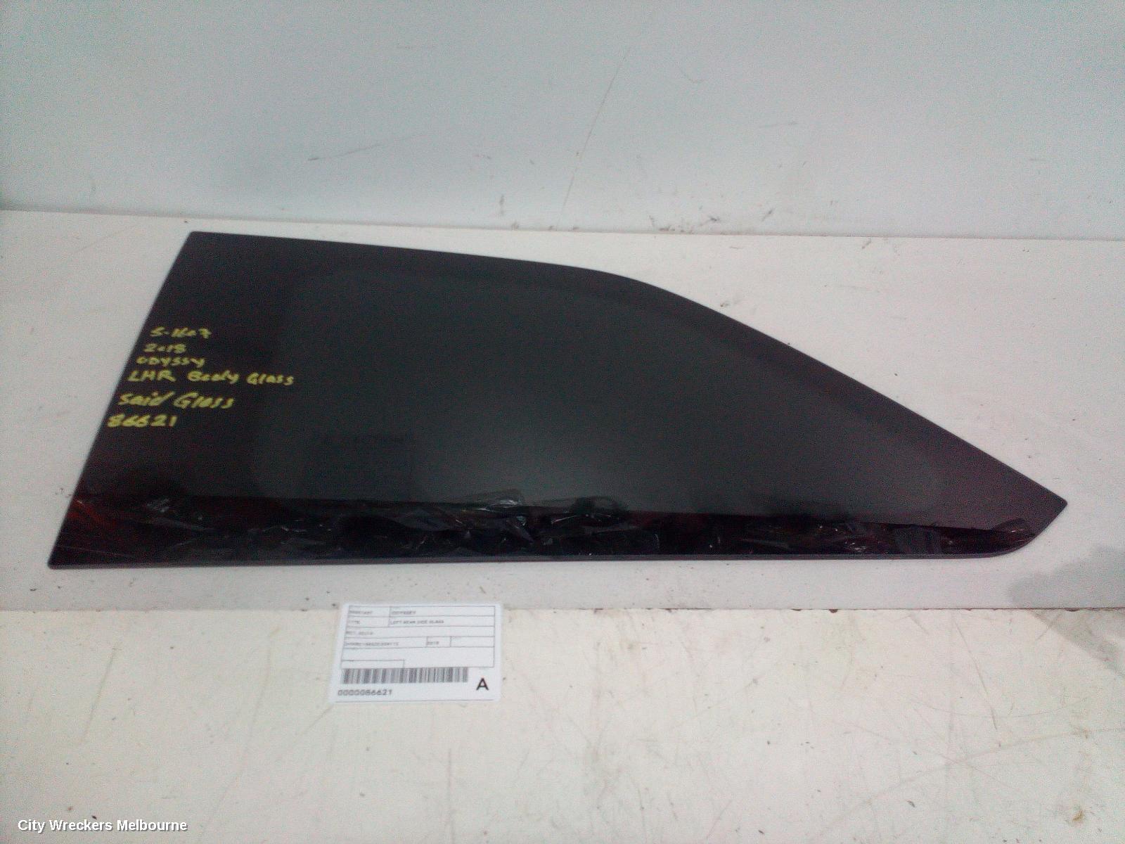 HONDA ODYSSEY LEFT REAR SIDE GLASS, RC1, 02/2014 - 03/2022 - Image 2