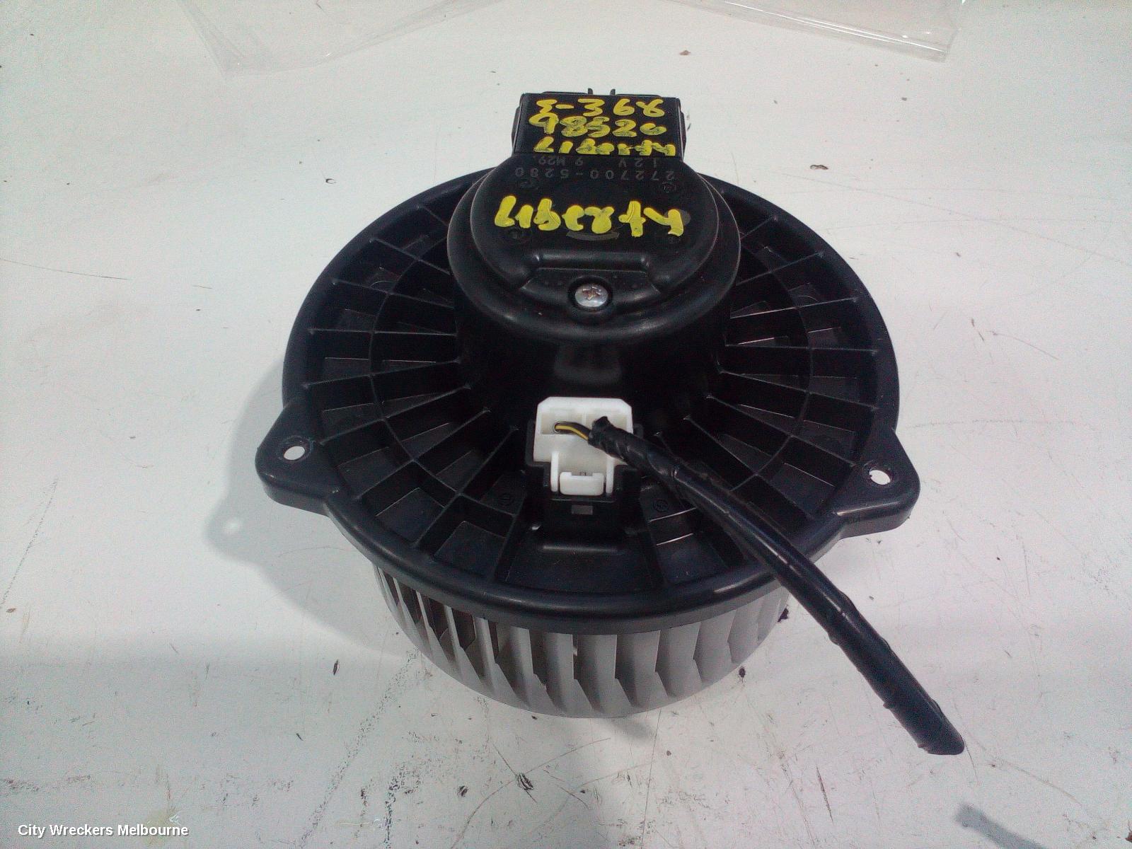 SUBARU LIBERTY HEATER FAN MOTOR, 5TH GEN, WIDE 2 PIN PLUG TYPE, P/N 2727005280, 07/2009 - 11/2014 - Image 1