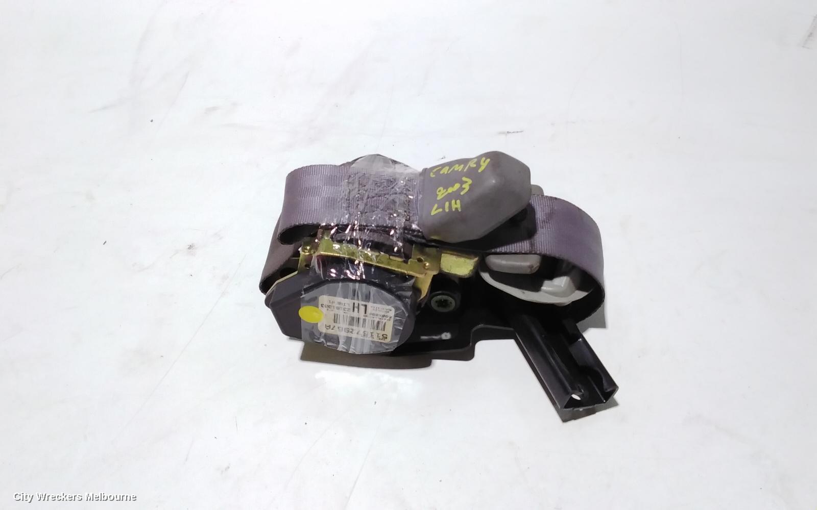 TOYOTA CAMRY SEATBELT/STALK, LH FRONT, SEAT BELT ONLY, GREY, SK36, 08/2002 - 05/2006 - Image 3