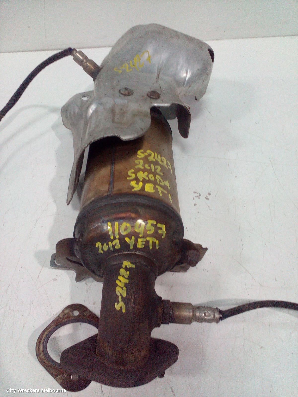 SKODA YETI CATALYTIC CONVERTER, DOWNPIPE-CAT TYPE, 1.2, PETROL, CBZB/CYVB CODE, 5L, 09/2011 - 12/2017 - Image 1