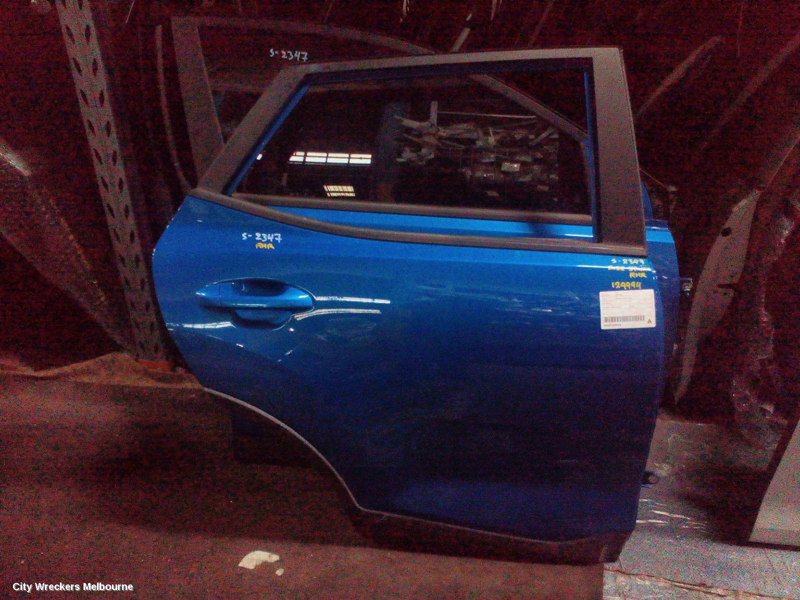 KIA STONIC RIGHT REAR DOOR, YB, 08/2020 ONWARDS - Image 1